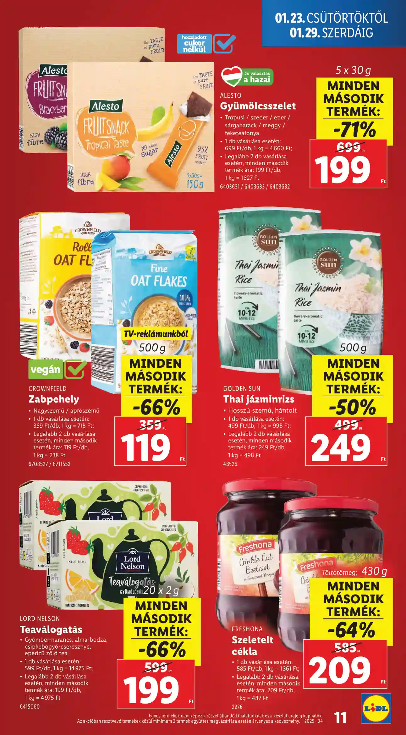 Lidl akciós újság 4. hét (Érvényes 01.23-tól) (3 oldal)