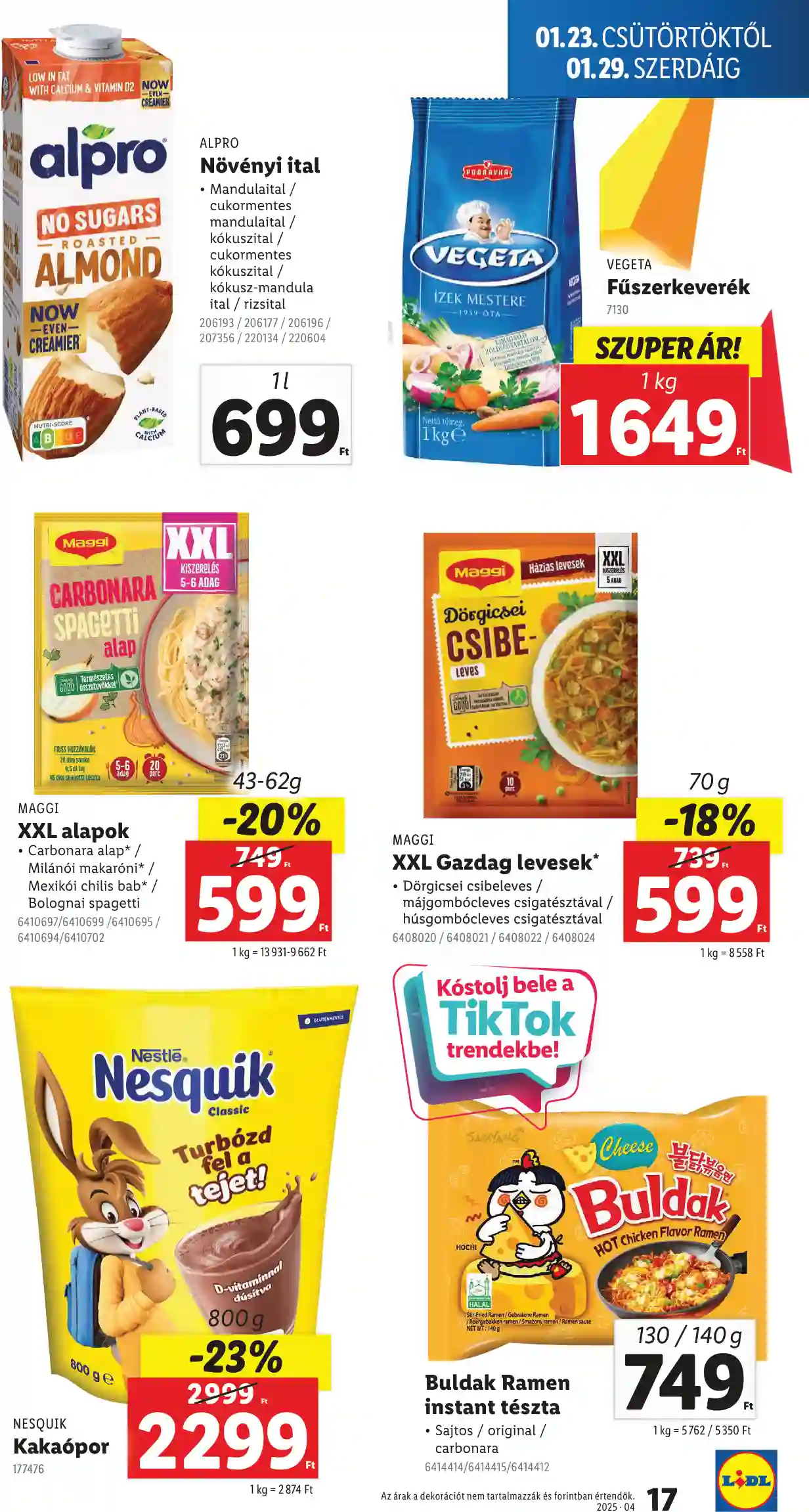 Lidl akciós újság 4. hét (Érvényes 01.23-tól) (9 oldal)
