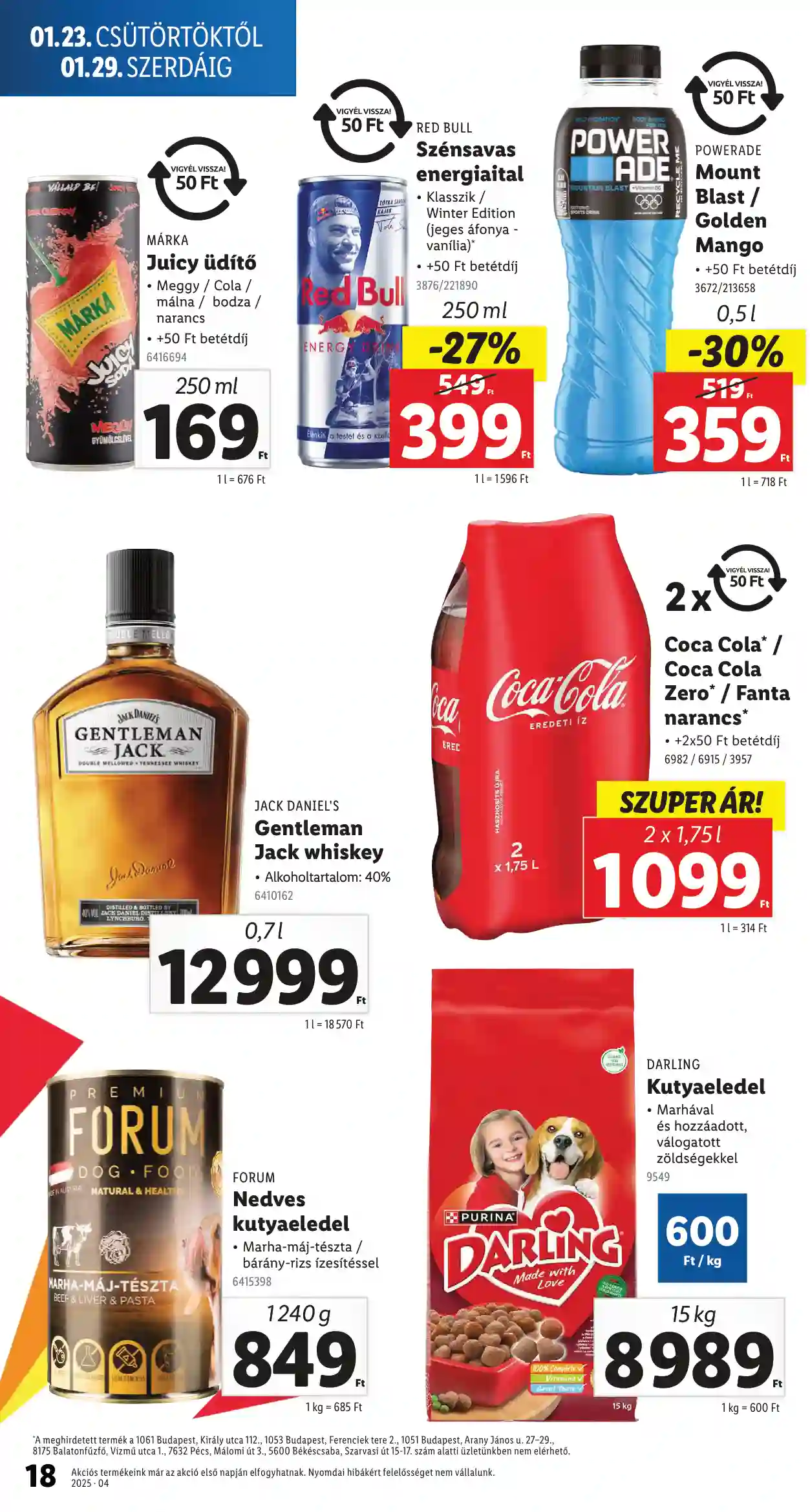 Lidl akciós újság 4. hét (Érvényes 01.23-tól) (10 oldal)