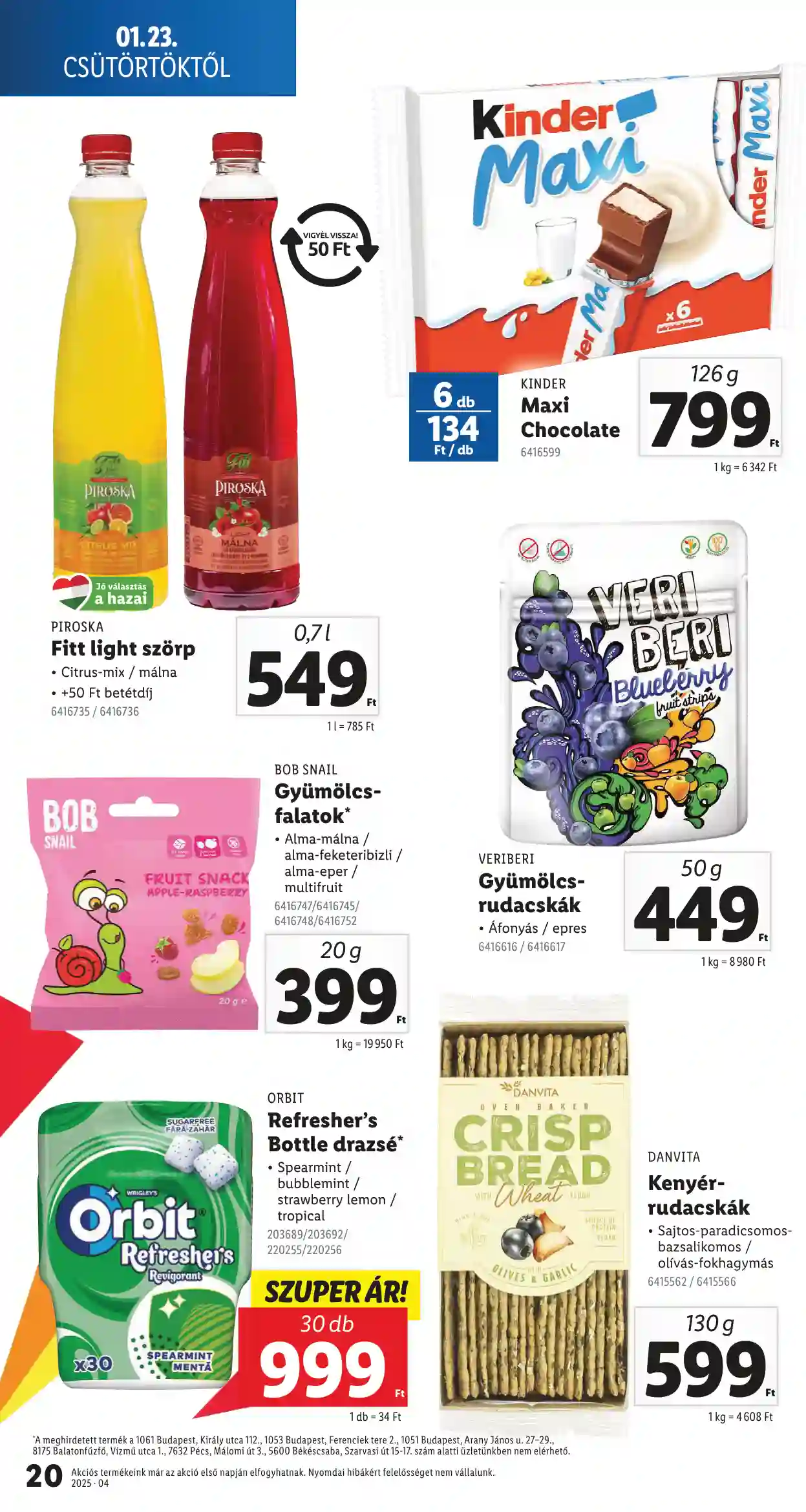 Lidl akciós újság 4. hét (Érvényes 01.23-tól) (12 oldal)