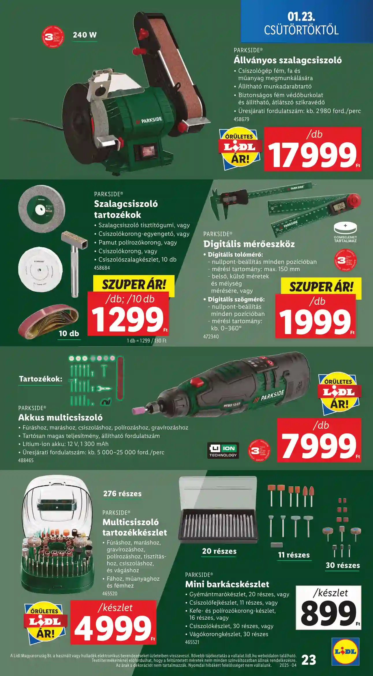 Lidl akciós újság 4. hét (Érvényes 01.23-tól) (16 oldal)