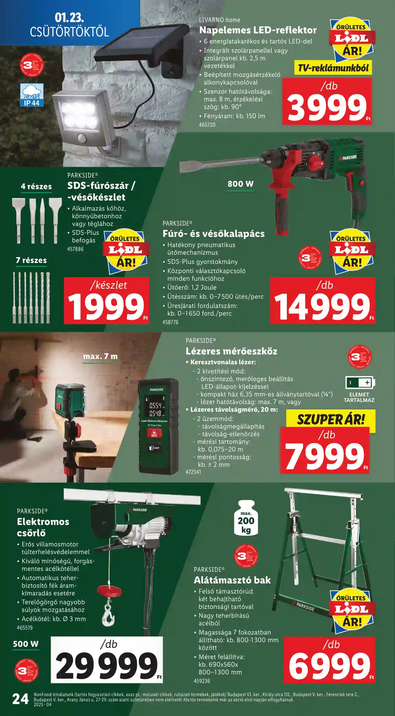 Lidl akciós újság 4. hét (Érvényes 01.23-tól) (17 oldal)