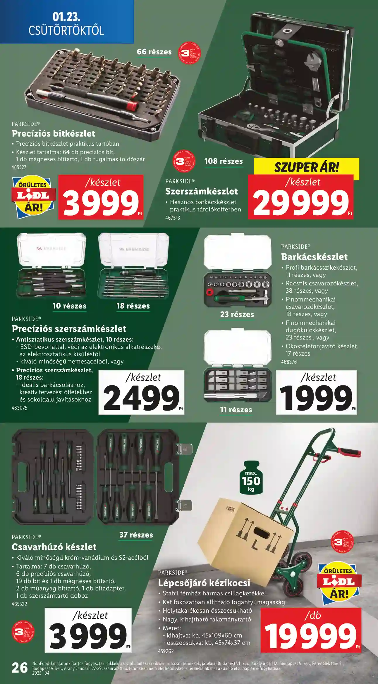 Lidl akciós újság 4. hét (Érvényes 01.23-tól) (19 oldal)