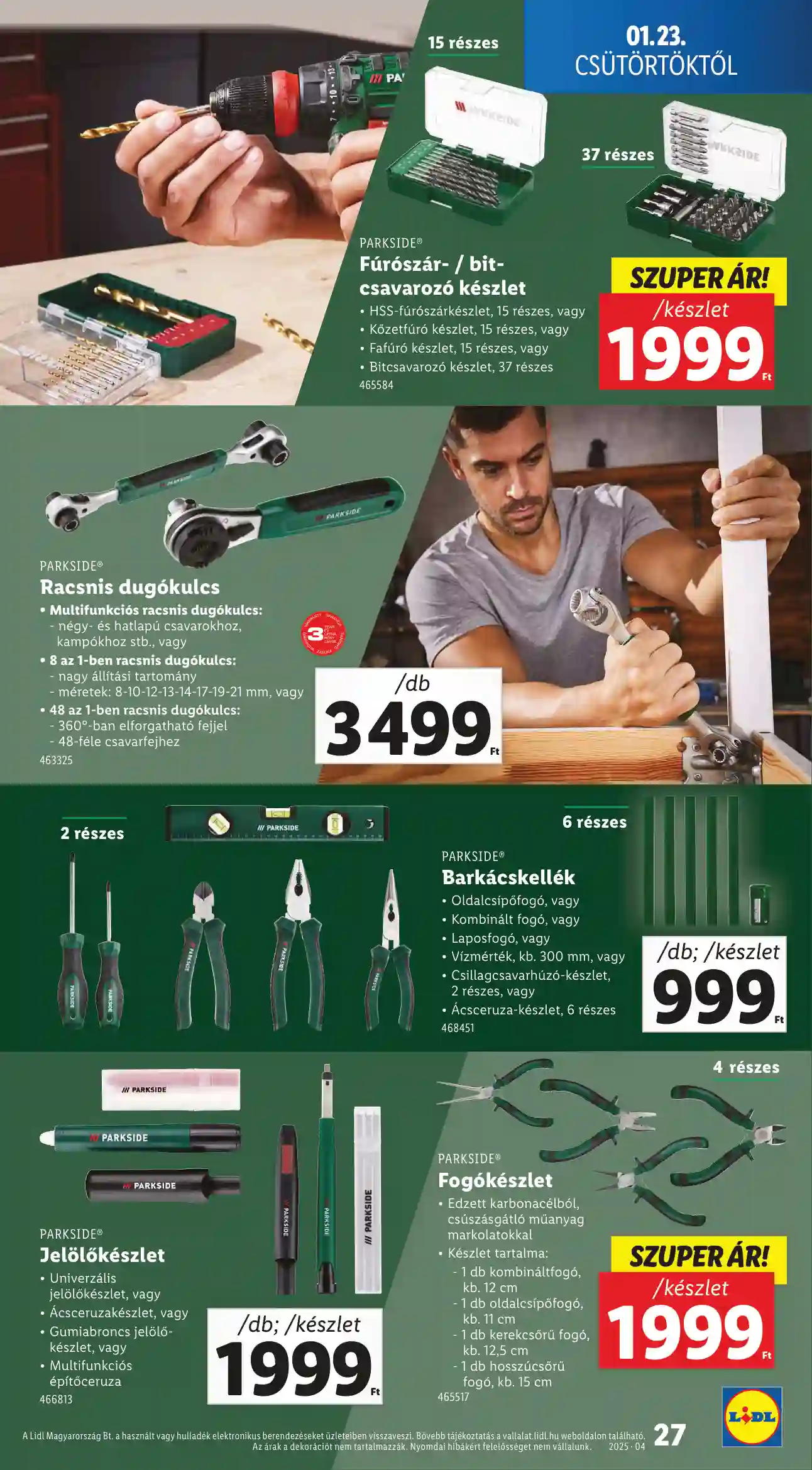 Lidl akciós újság 4. hét (Érvényes 01.23-tól) (20 oldal)