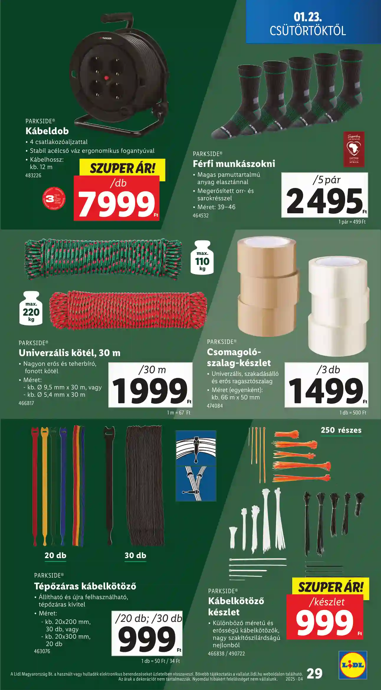 Lidl akciós újság 4. hét (Érvényes 01.23-tól) (22 oldal)