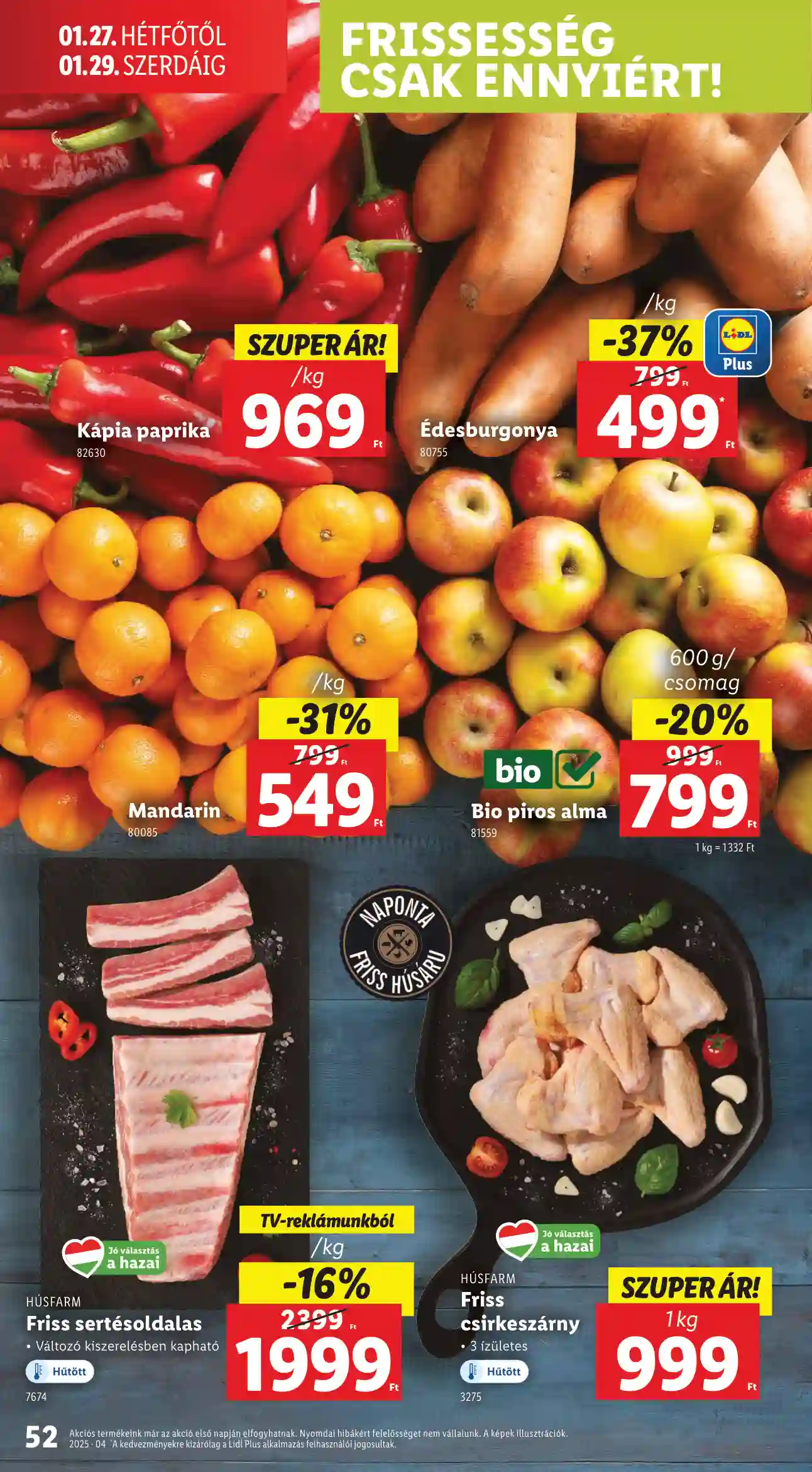 Lidl akciós újság 4. hét (Érvényes 01.23-tól) (48 oldal)