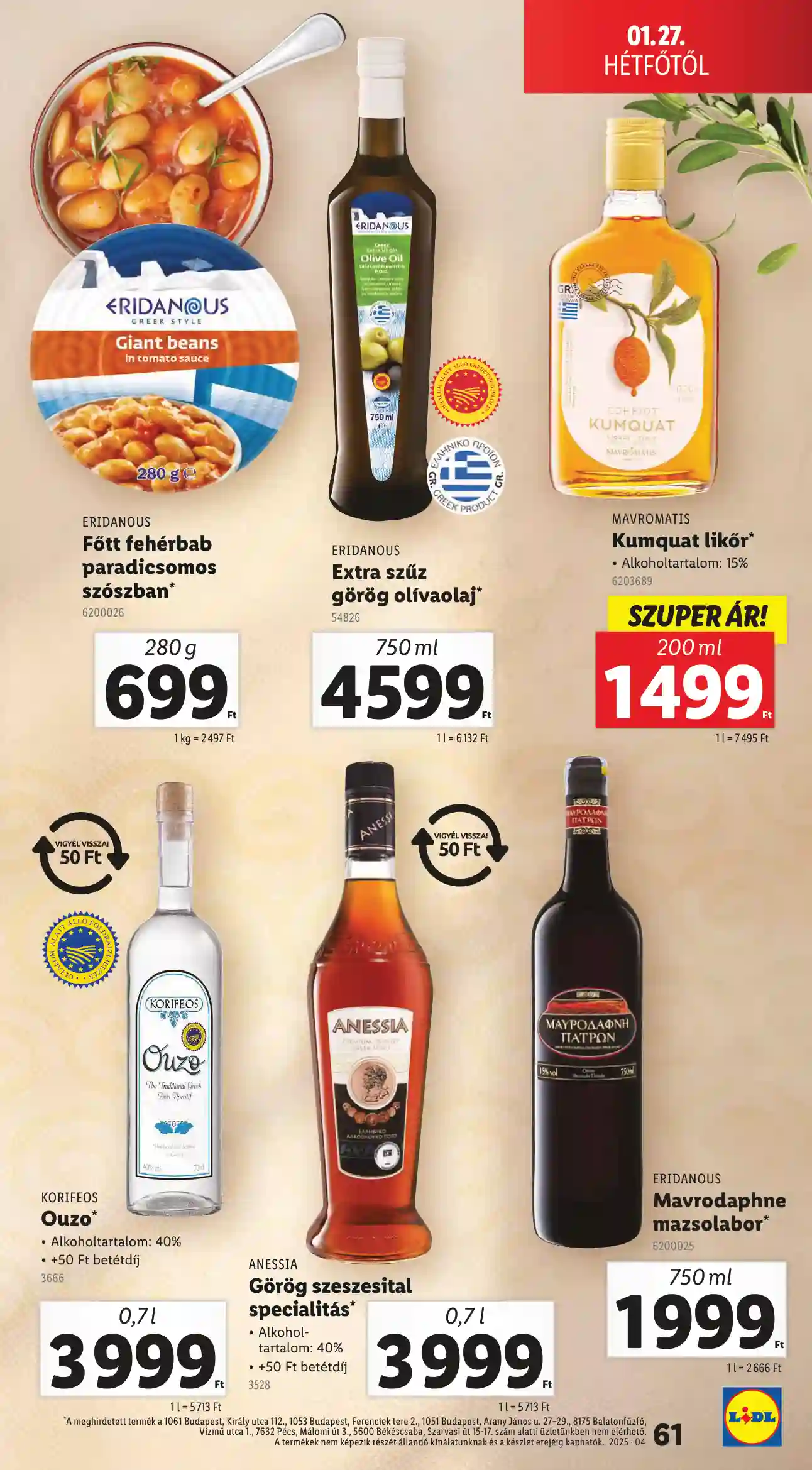 Lidl akciós újság 4. hét (Érvényes 01.23-tól) (58 oldal)