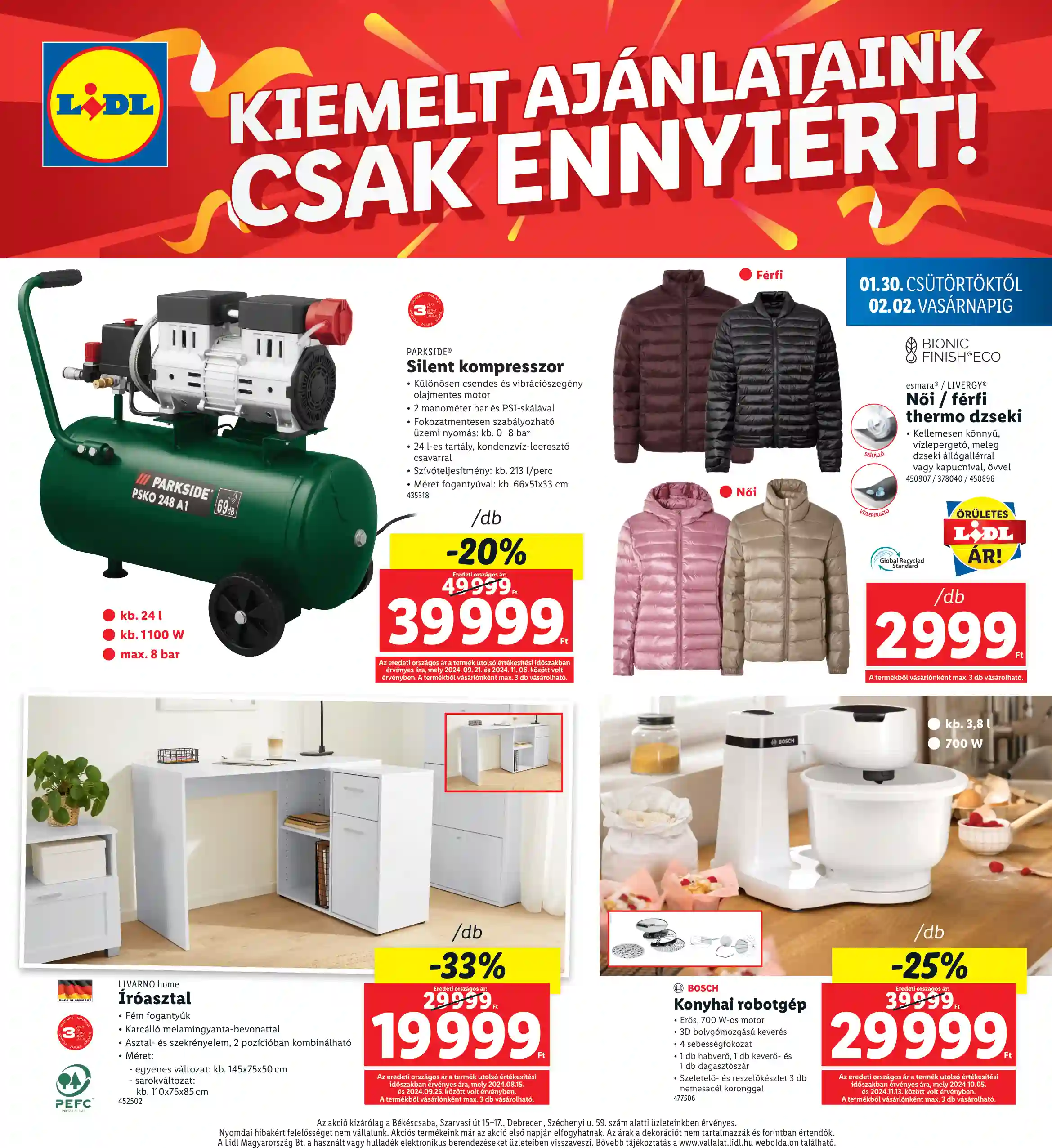 Lidl akciós újság 5. hét (Regionális akciók) (4 oldal)