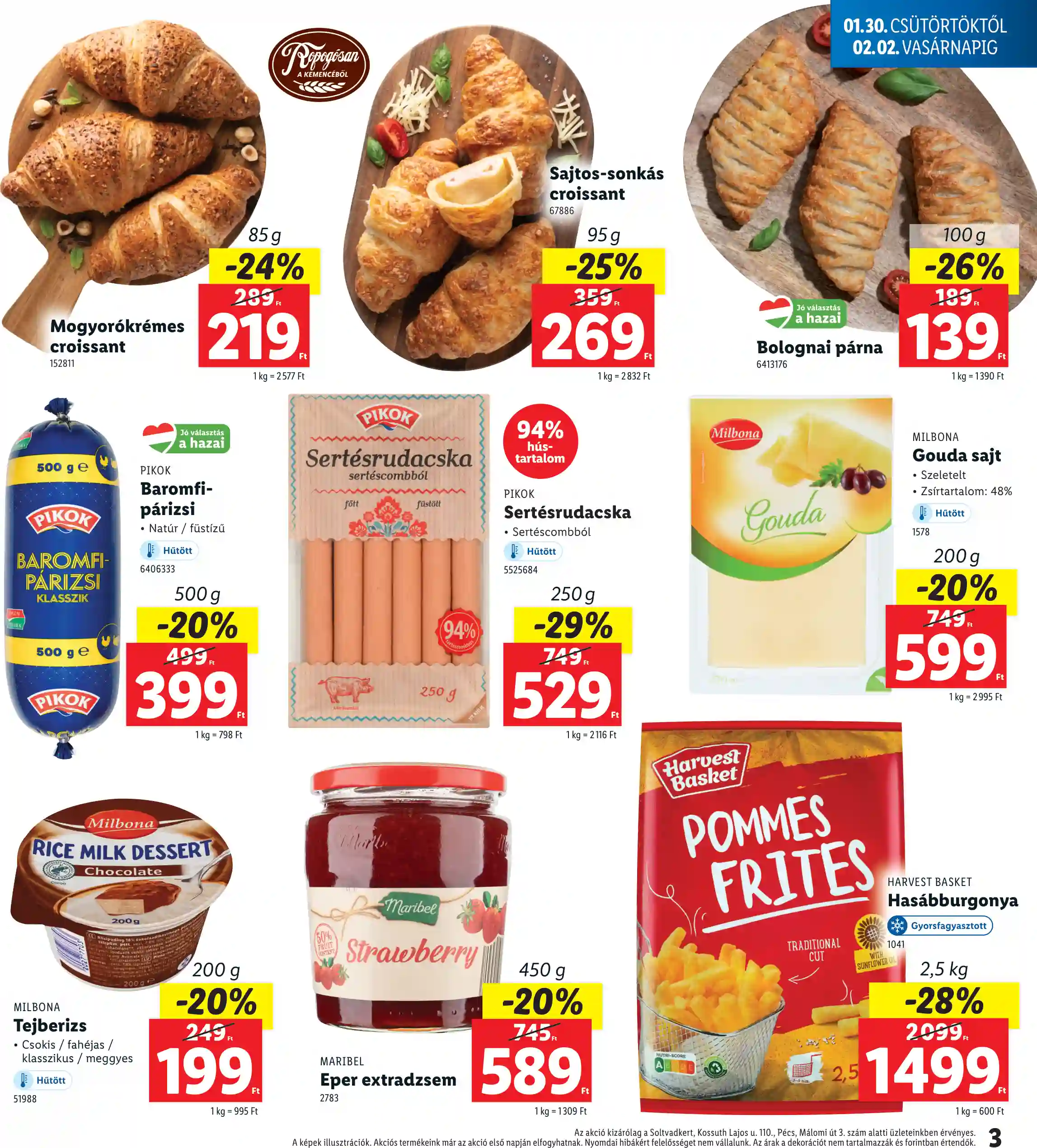 Lidl akciós újság 5. hét (Regionális akciók) (3 oldal)