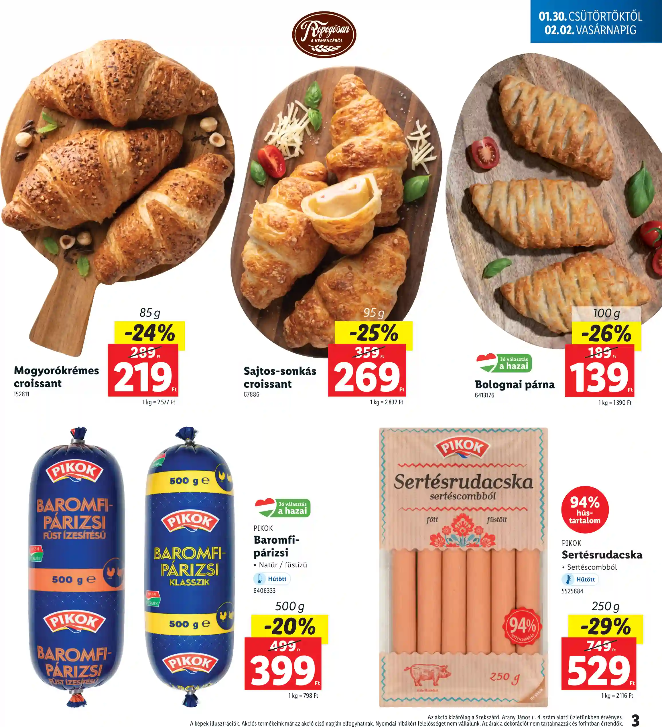 Lidl akciós újság 5. hét (Regionális akciók – Szekszárd) (3 oldal)