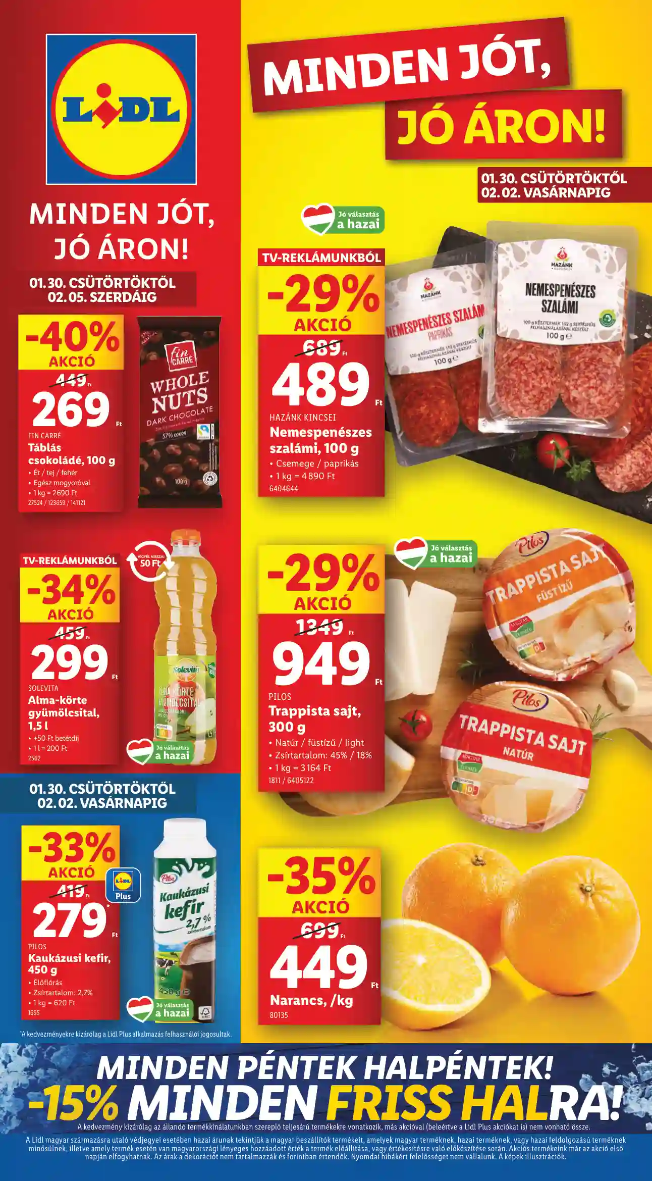 LIDL Érvényes 01.30-tól 5.hét