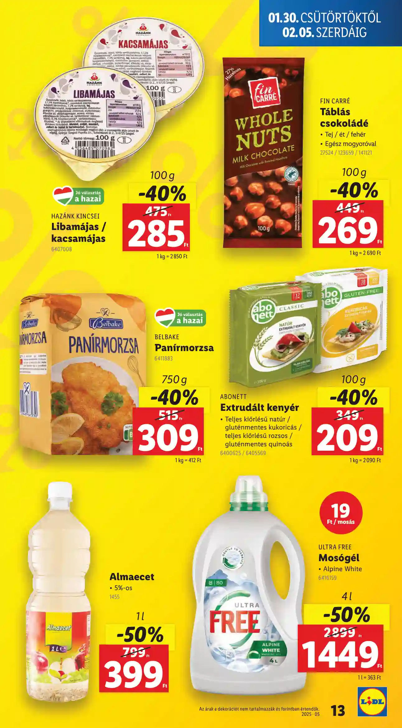 Lidl akciós újság 5. hét (Érvényes 01.30-tól) (5 oldal)