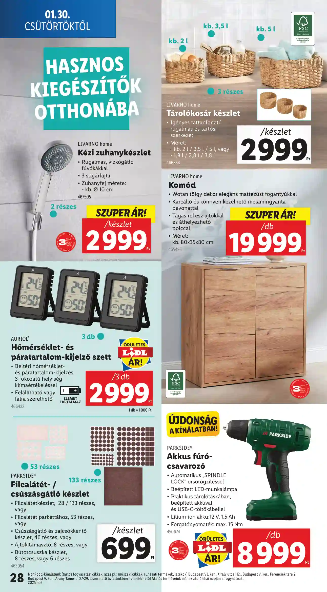 Lidl akciós újság 5. hét (Érvényes 01.30-tól) (21 oldal)