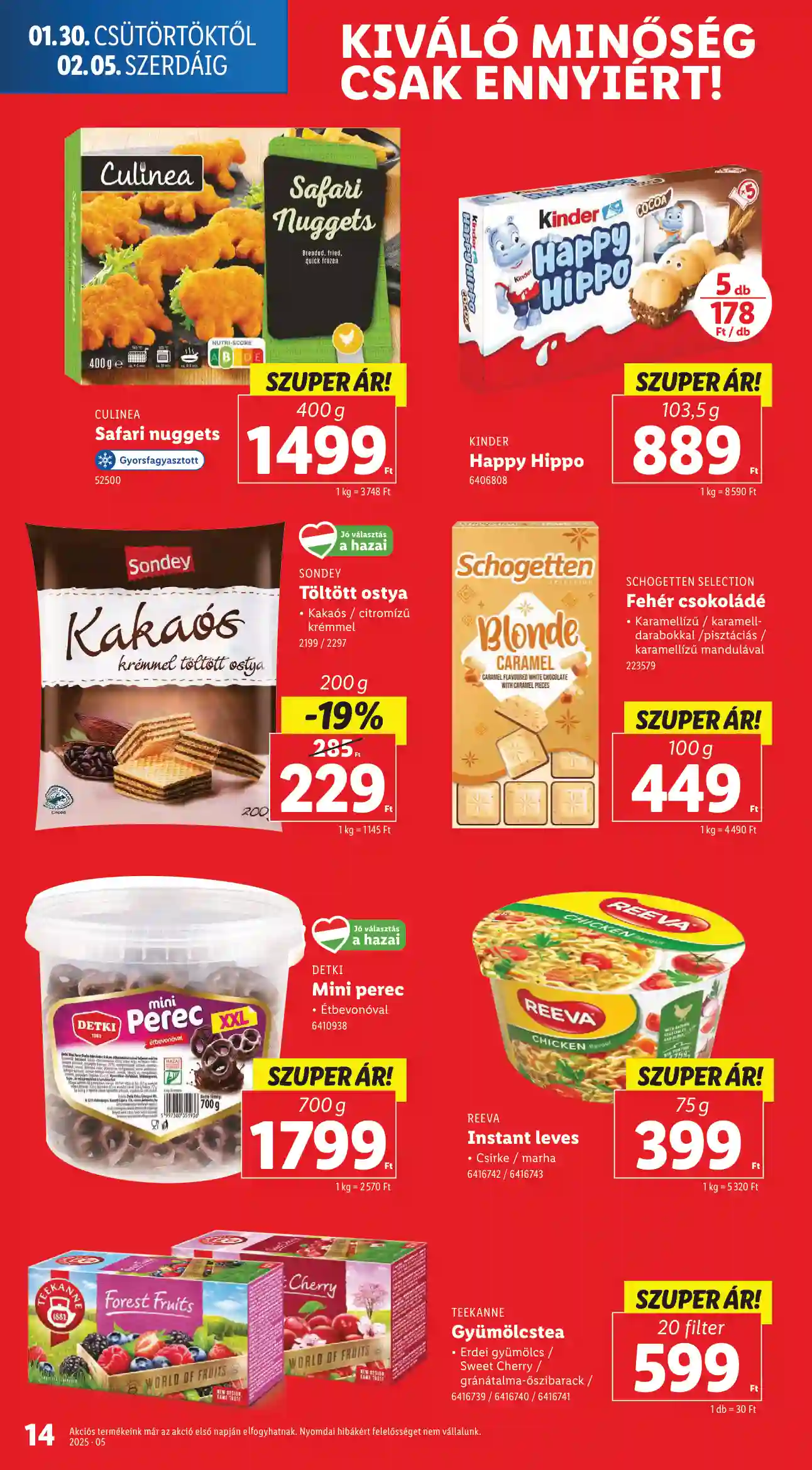 Lidl akciós újság 5. hét (Érvényes 01.30-tól) (6 oldal)