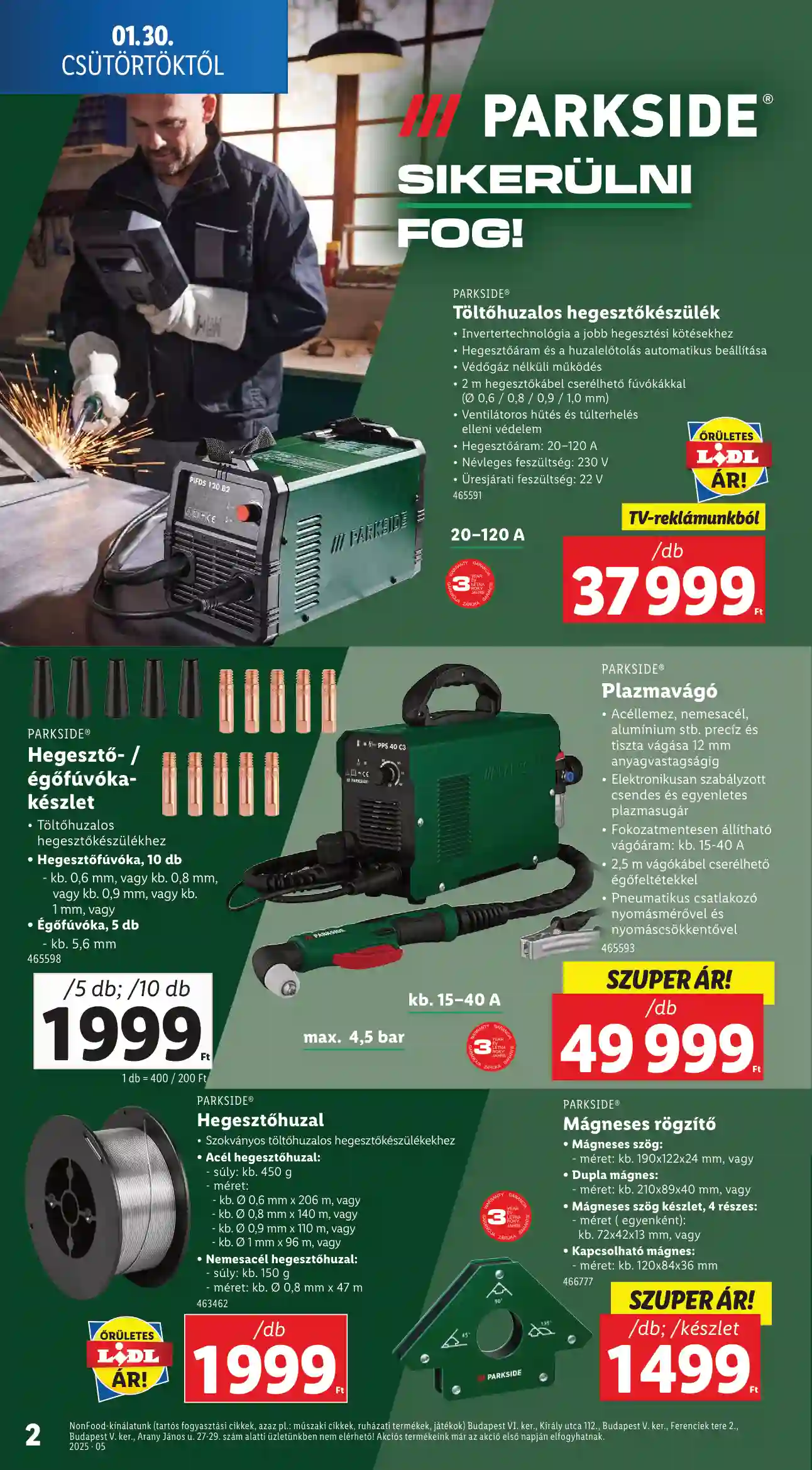 Lidl akciós újság 5. hét (Érvényes 01.30-tól) (2 oldal)
