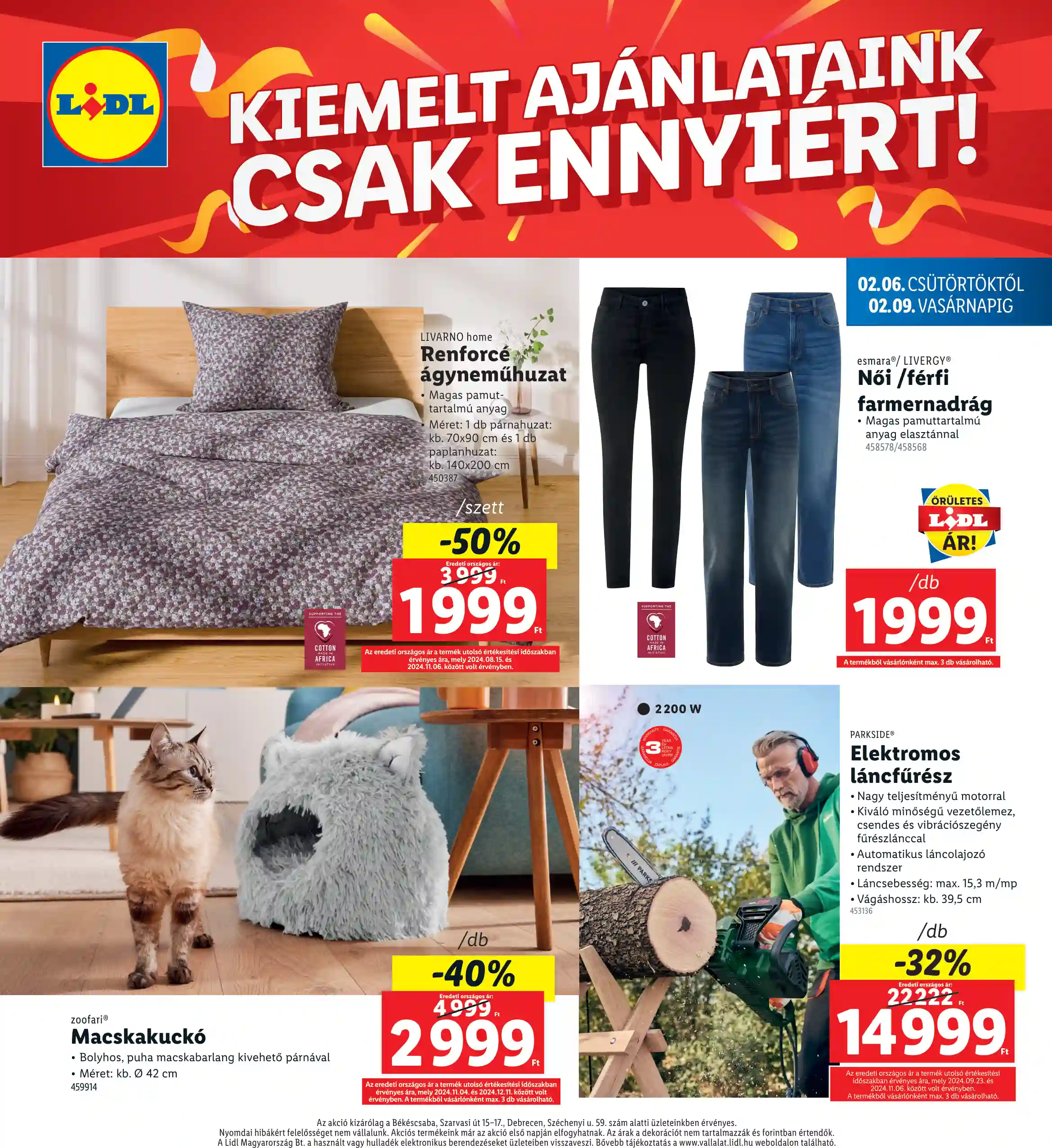 Lidl akciós újság 6. hét (Regionális akciók) (4 oldal)