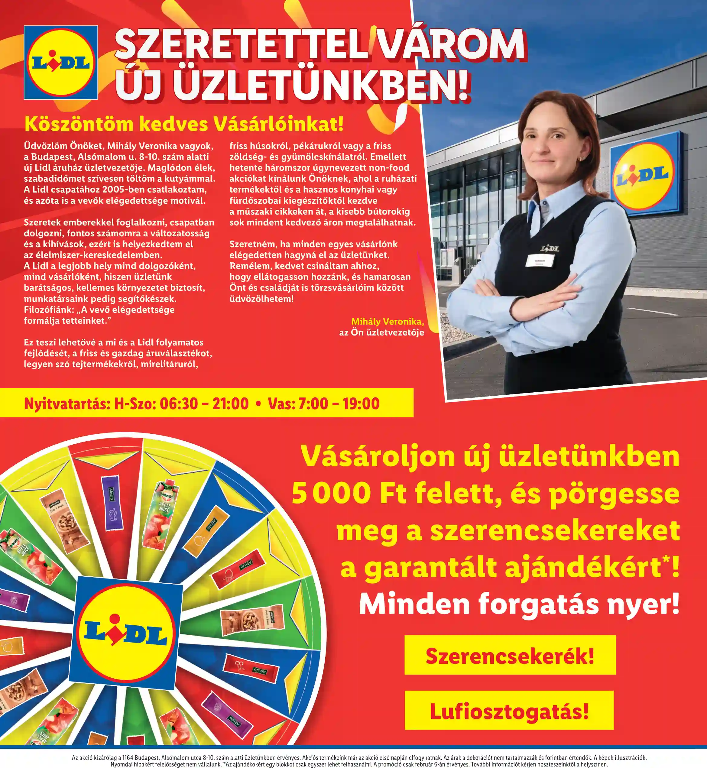 Lidl akciós újság 6. hét (Nyitási akciók – Bp. XVI. ker) (4 oldal)