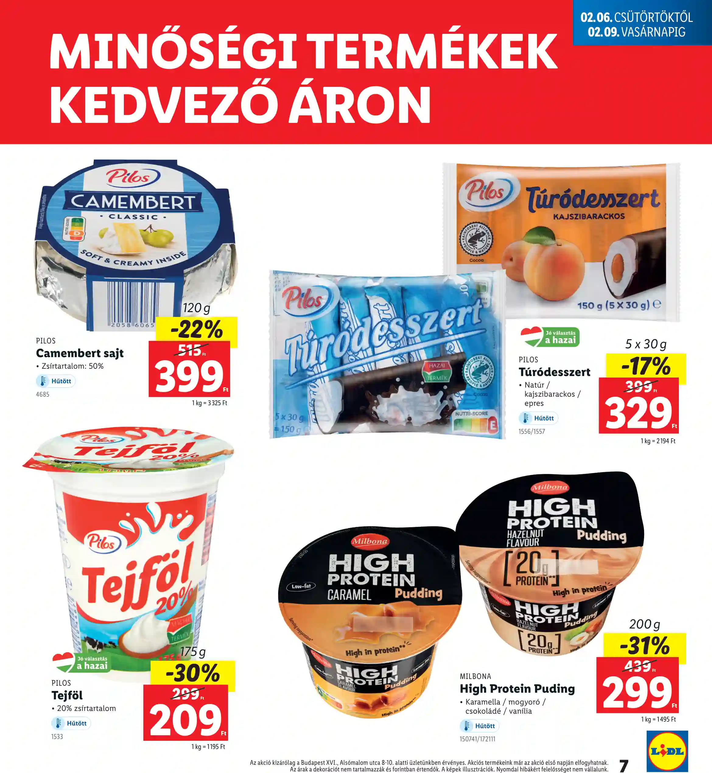 Lidl akciós újság 6. hét (Nyitási akciók – Bp. XVI. ker) (9 oldal)