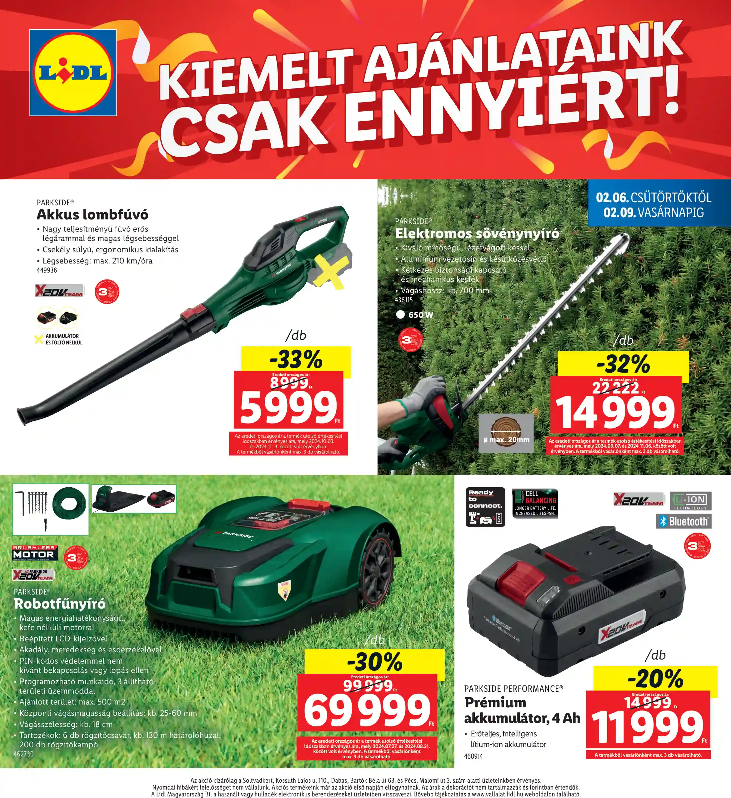 Lidl akciós újság 6. hét (Regionális akciók) (4 oldal)