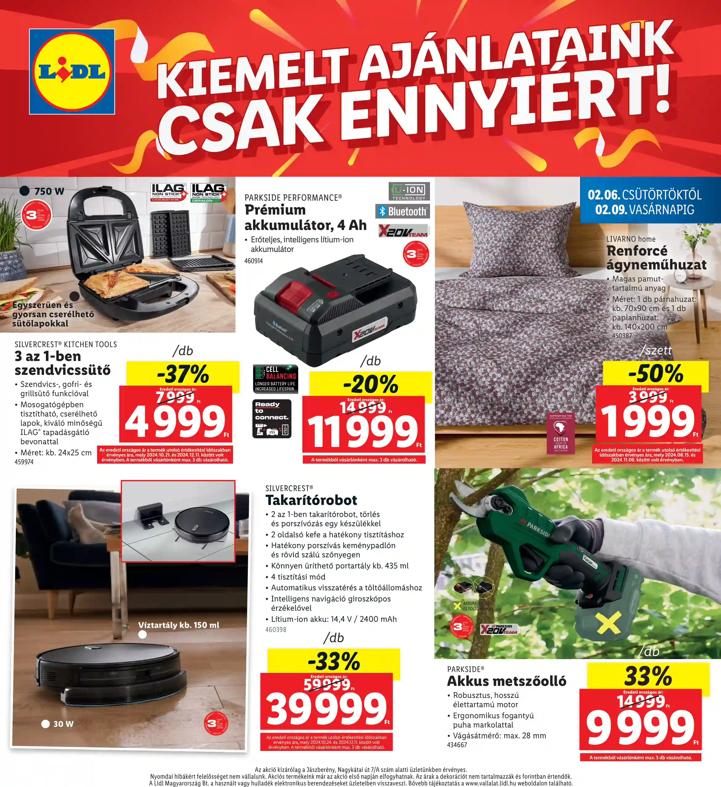 Lidl akciós újság 6. hét (Regionális akciók - Jászberény) (4 oldal)