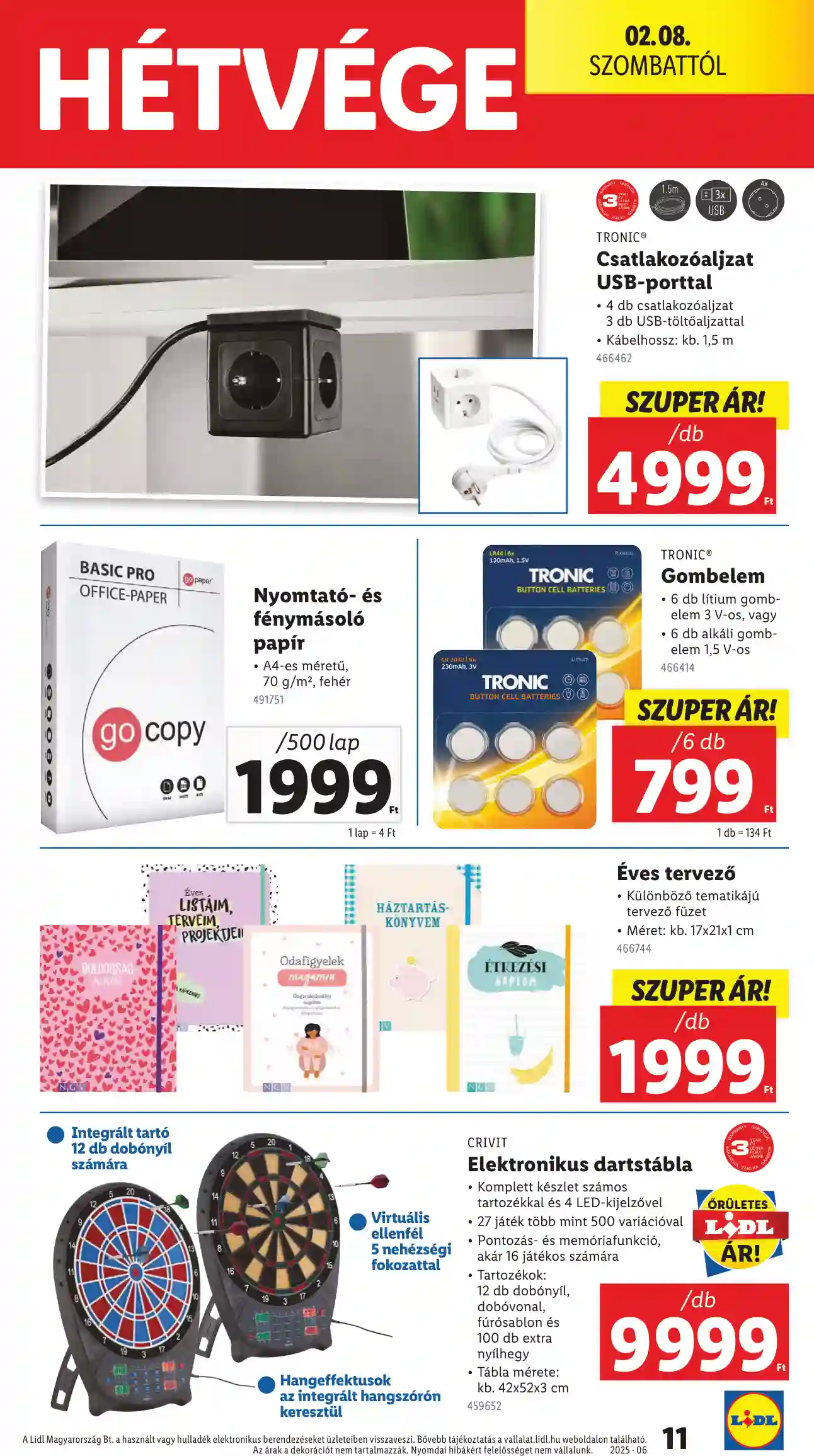 Lidl akciós újság 6. hét (Érvényes 02.06-tól) (3 oldal)