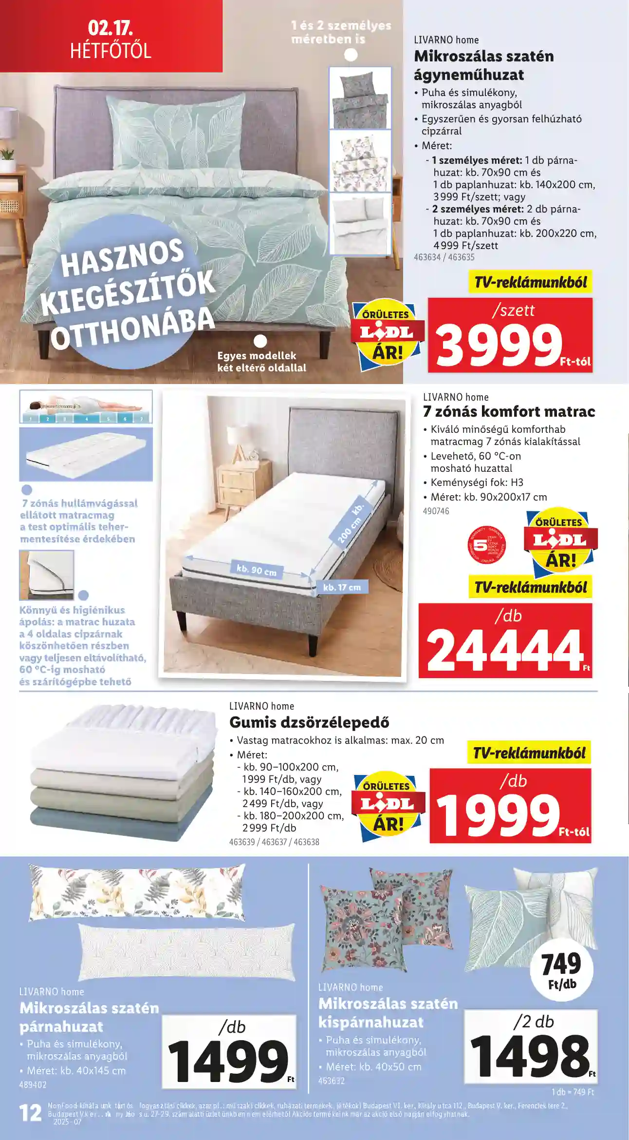 Lidl akciós újság 7. hét (Érvényes 02.13-tól) (4 oldal)