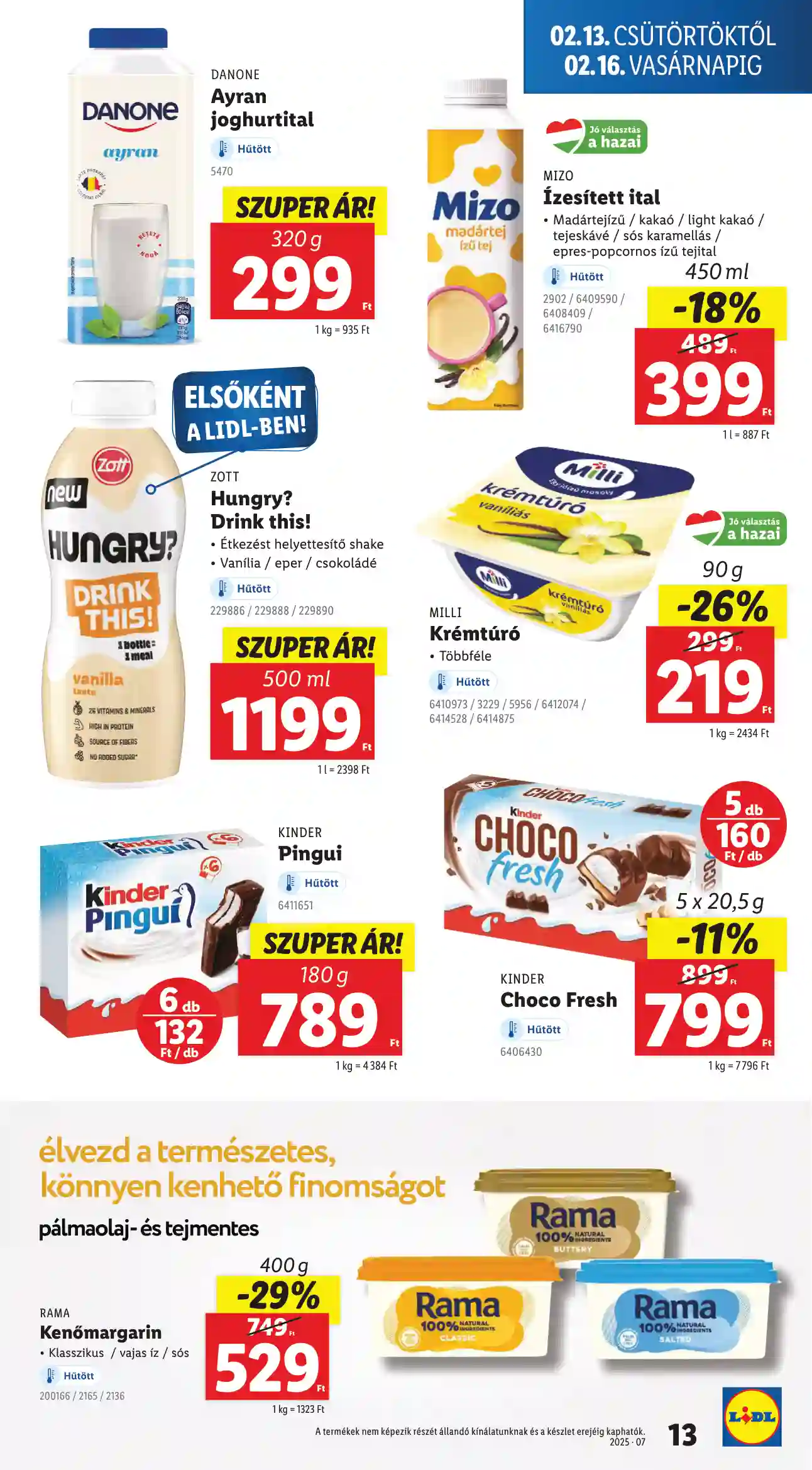 Lidl akciós újság 7. hét (Érvényes 02.13-tól) (5 oldal)