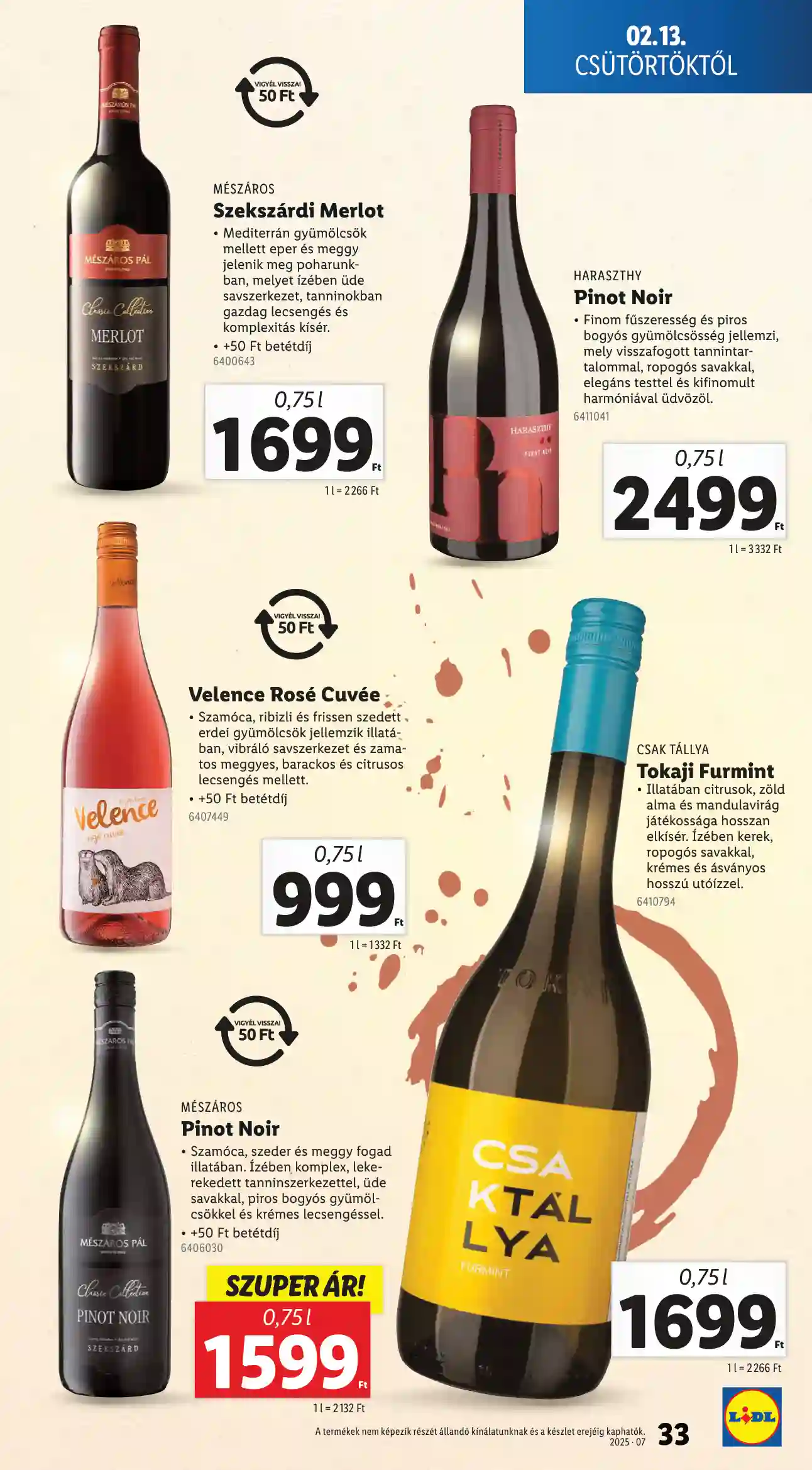 Lidl akciós újság 7. hét (Érvényes 02.13-tól) (27 oldal)