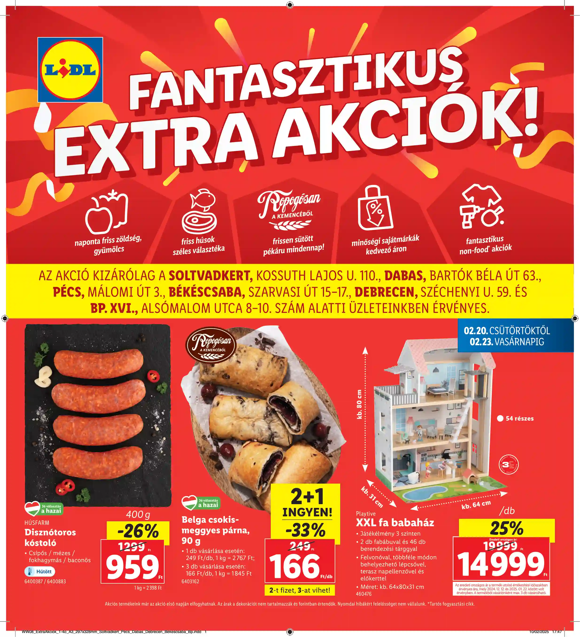 LIDL Regionális akciók 8.hét