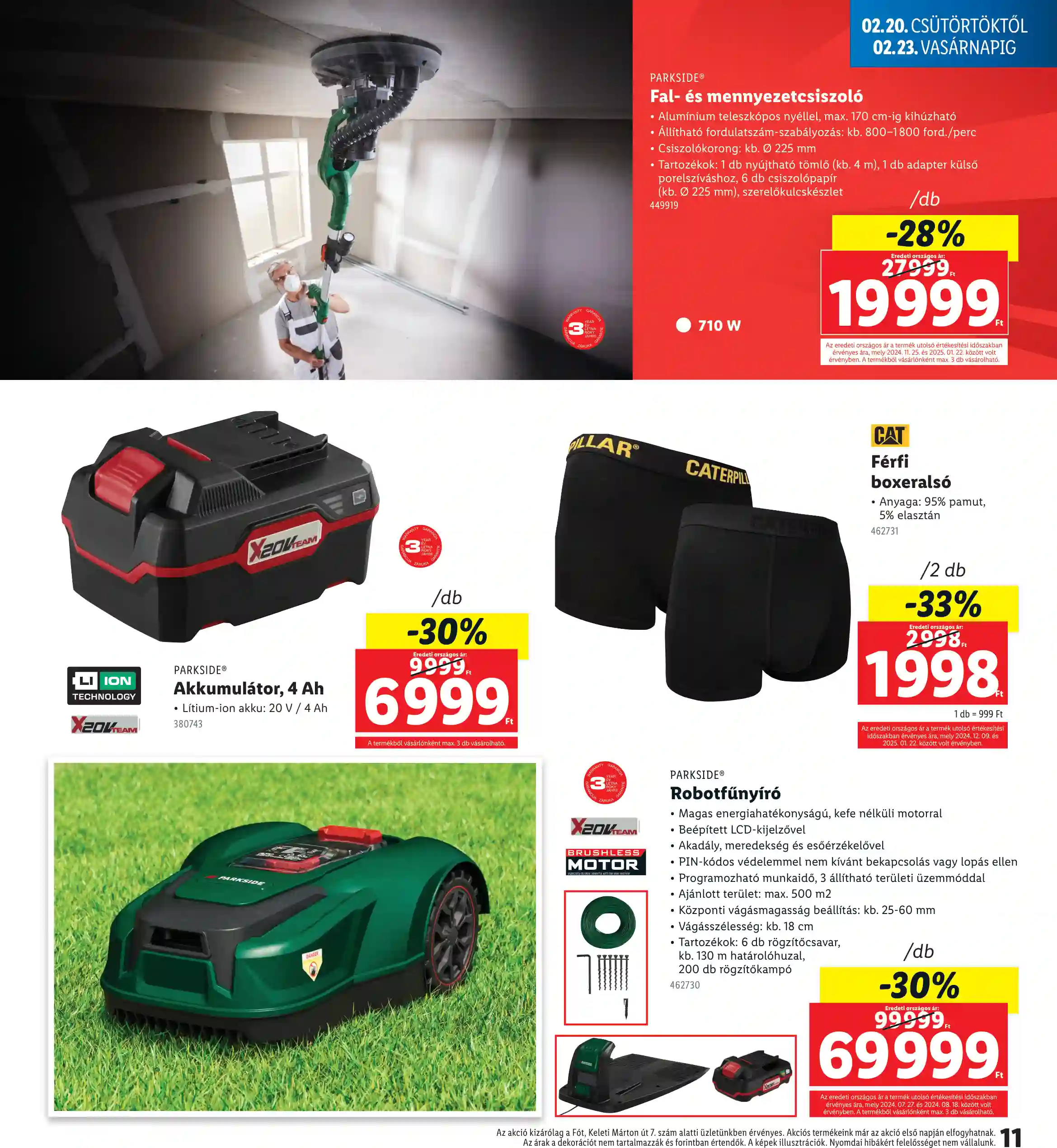 Lidl akciós újság 8. hét (Nyitási akciók – Fót) (3 oldal)