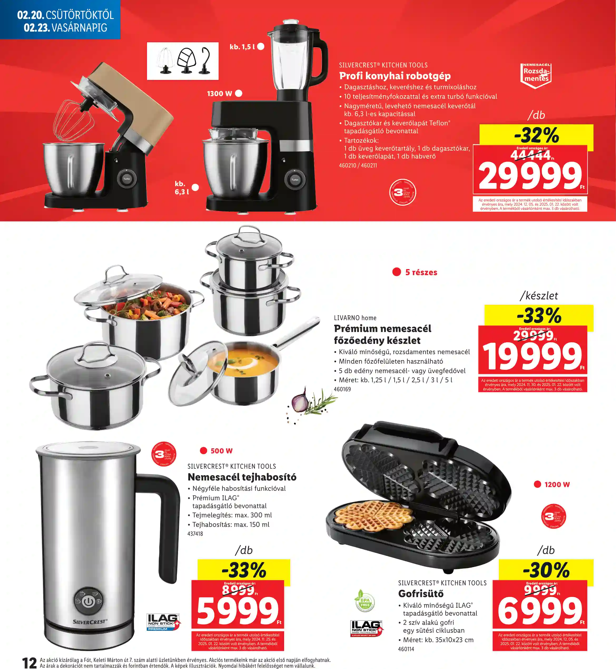 Lidl akciós újság 8. hét (Nyitási akciók – Fót) (4 oldal)