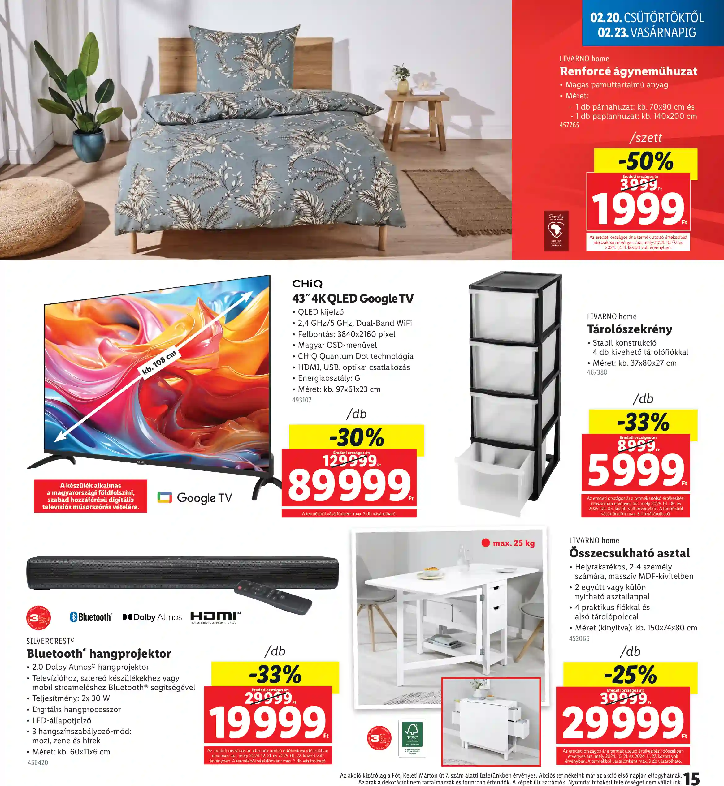 Lidl akciós újság 8. hét (Nyitási akciók – Fót) (7 oldal)