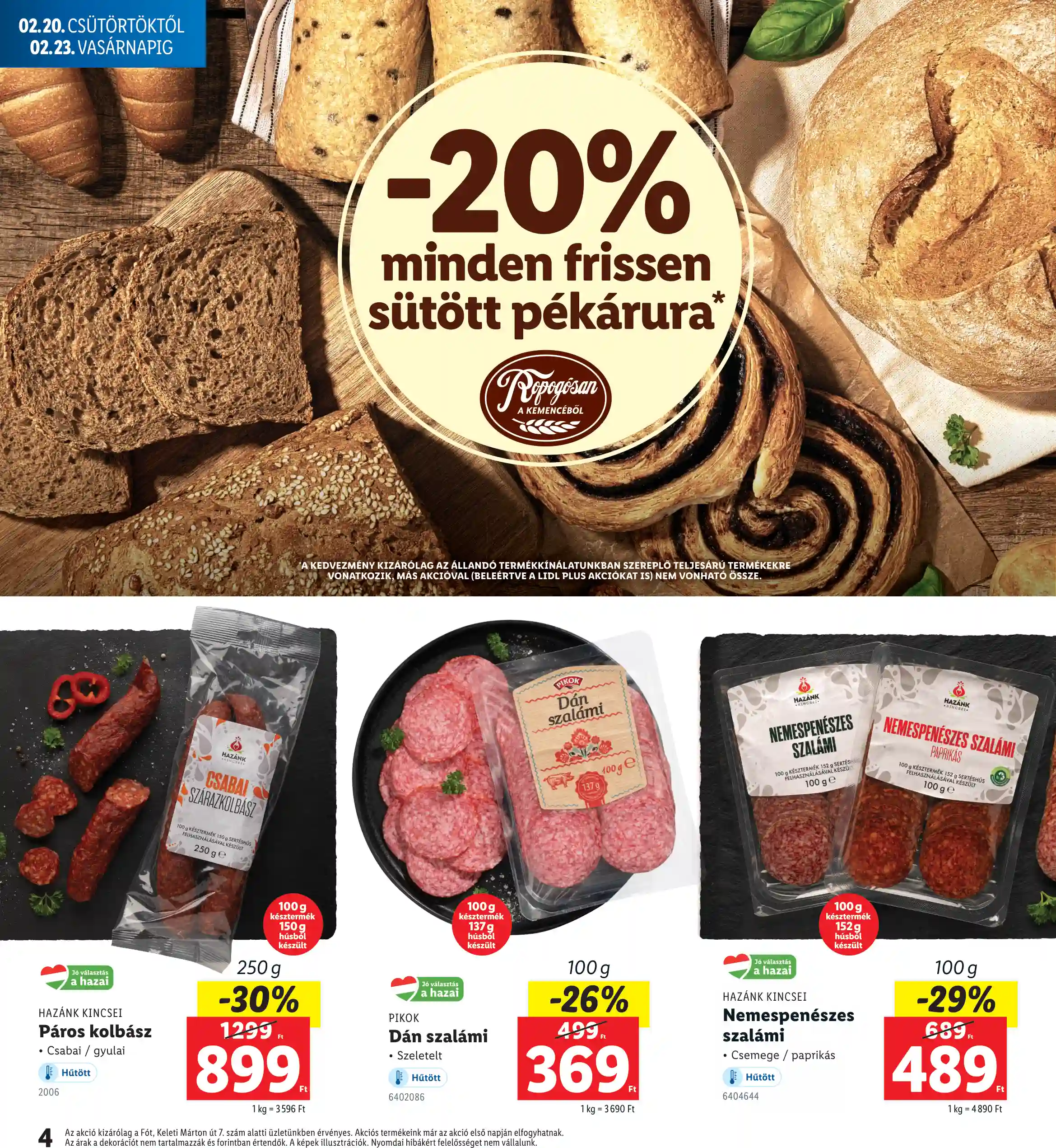 Lidl akciós újság 8. hét (Nyitási akciók – Fót) (10 oldal)