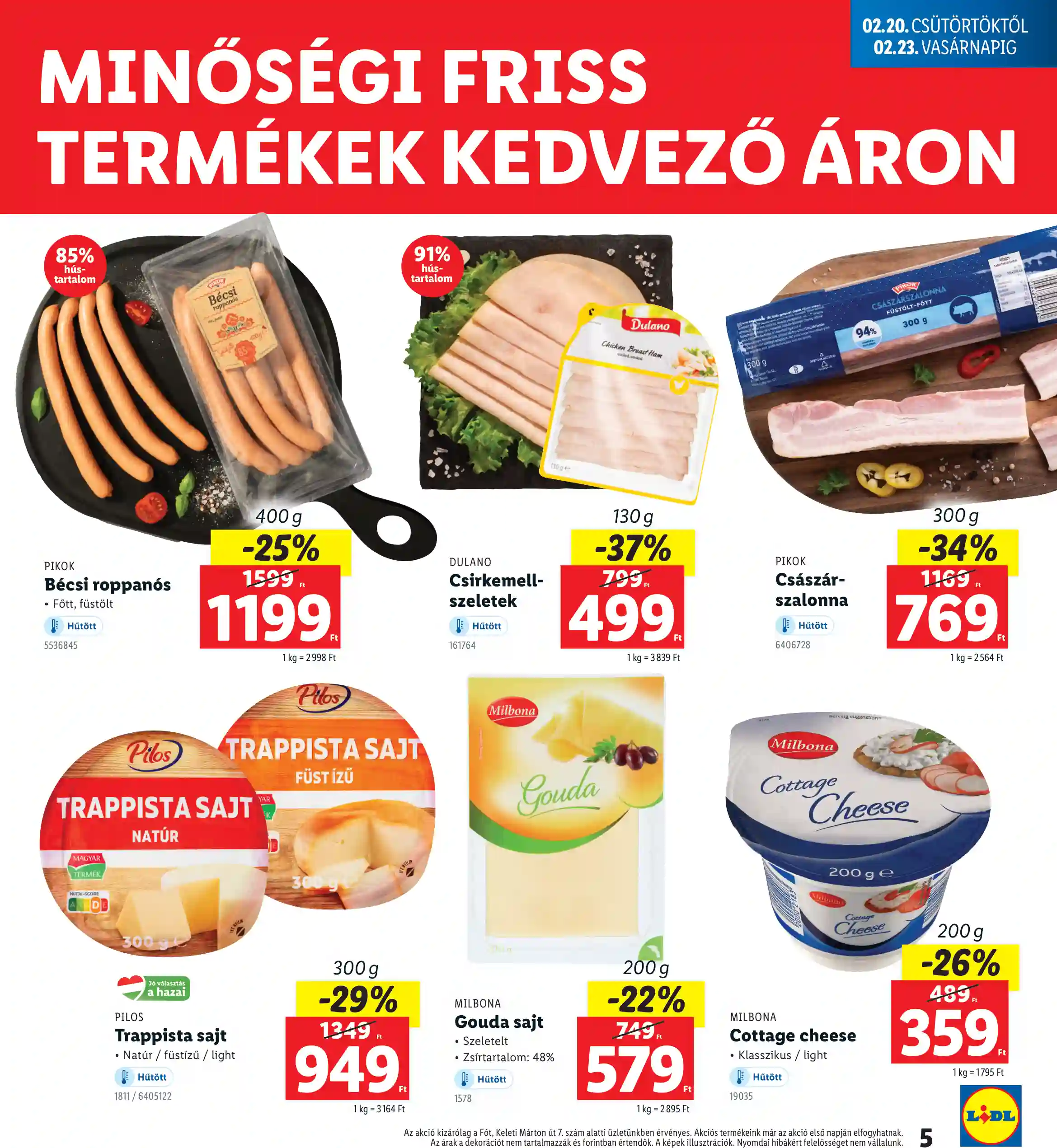 Lidl akciós újság 8. hét (Nyitási akciók – Fót) (11 oldal)