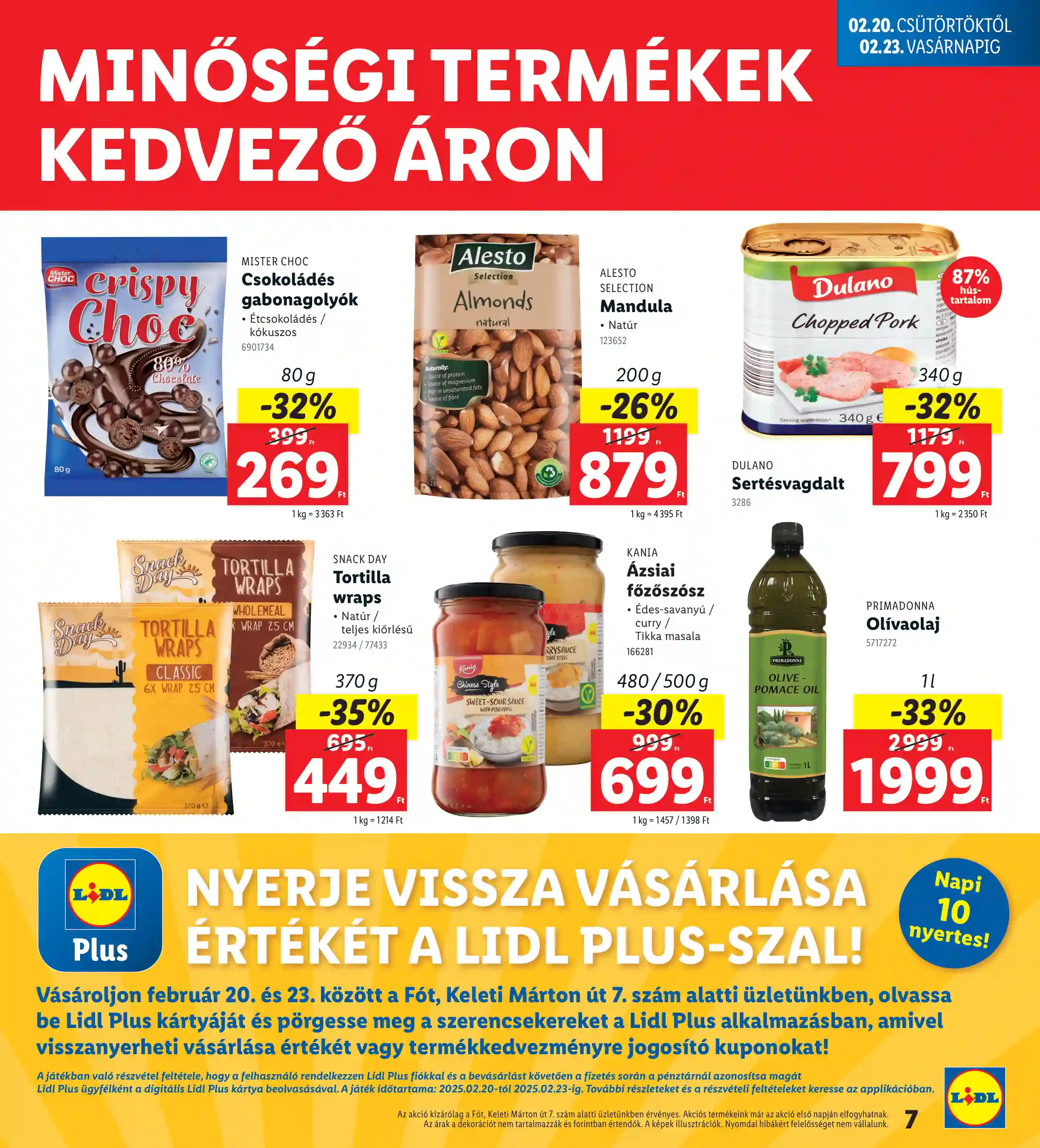 Lidl akciós újság 8. hét (Nyitási akciók – Fót) (13 oldal)