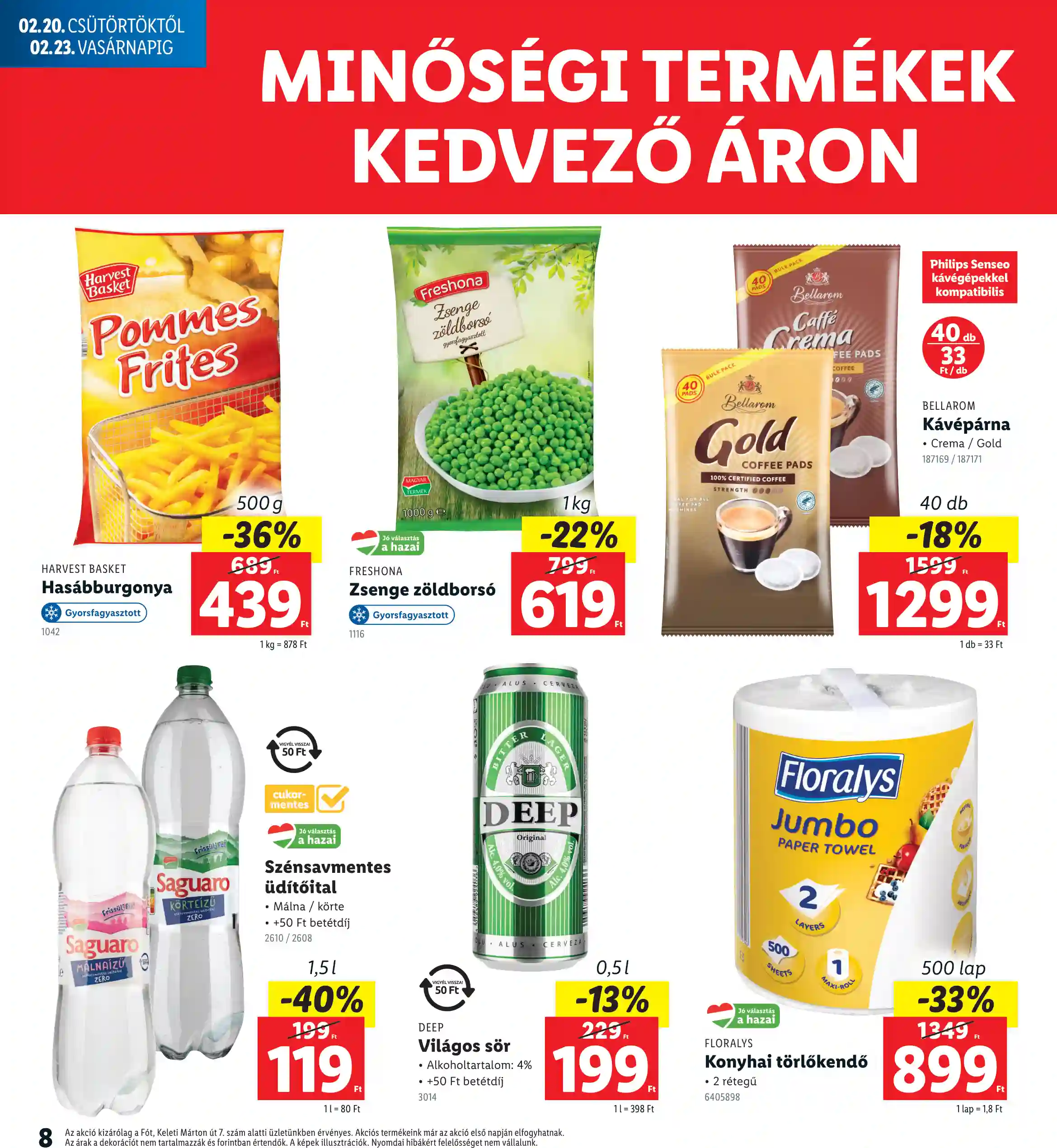 Lidl akciós újság 8. hét (Nyitási akciók – Fót) (14 oldal)