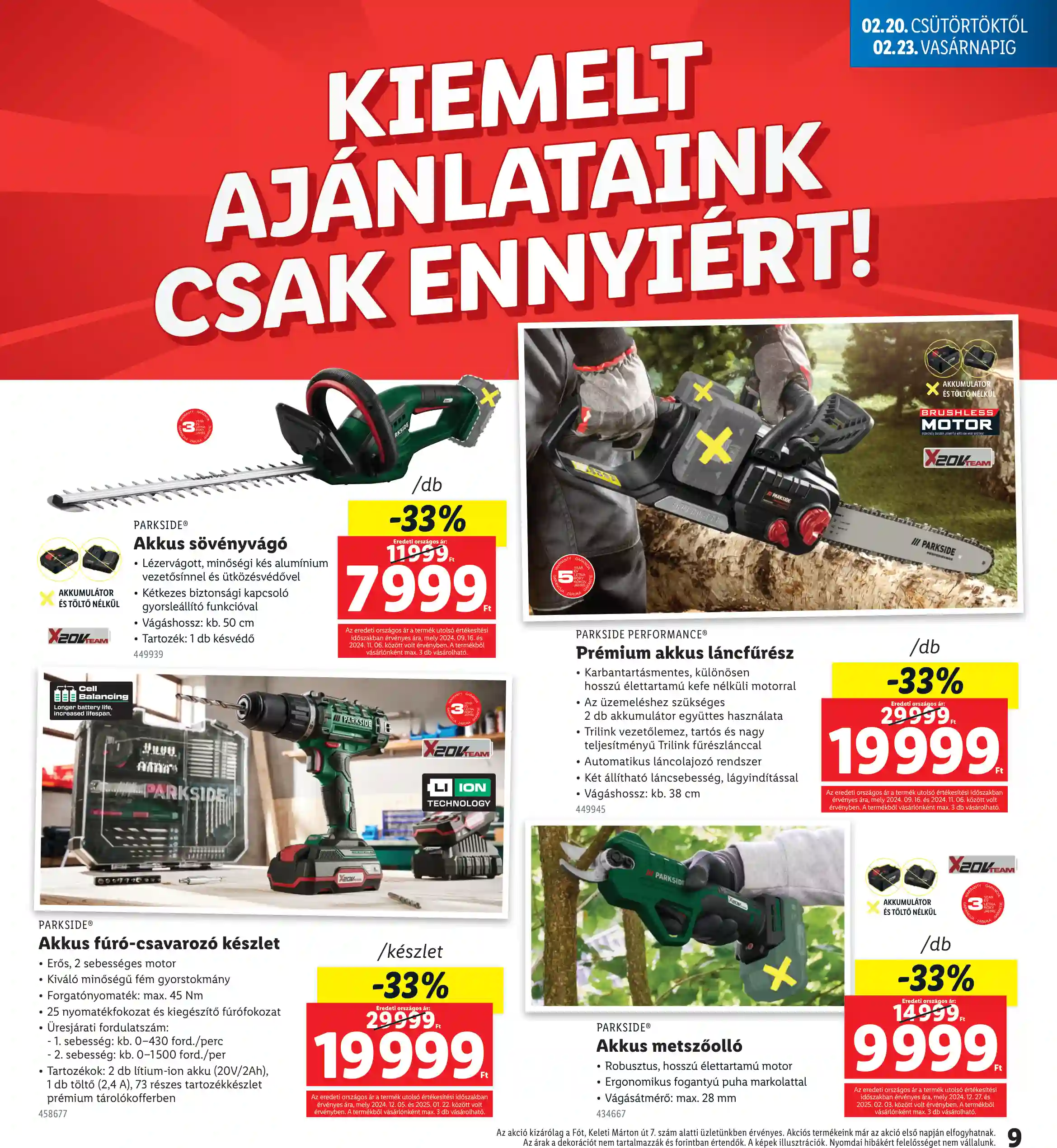 Lidl akciós újság 8. hét (Nyitási akciók – Fót) (15 oldal)