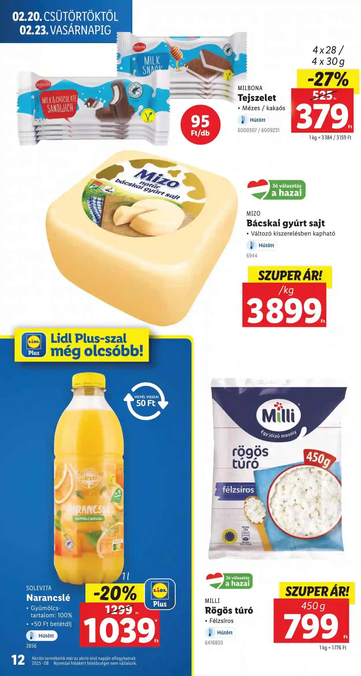 Lidl akciós újság 8. hét (Érvényes 02.20-tól) (4 oldal)