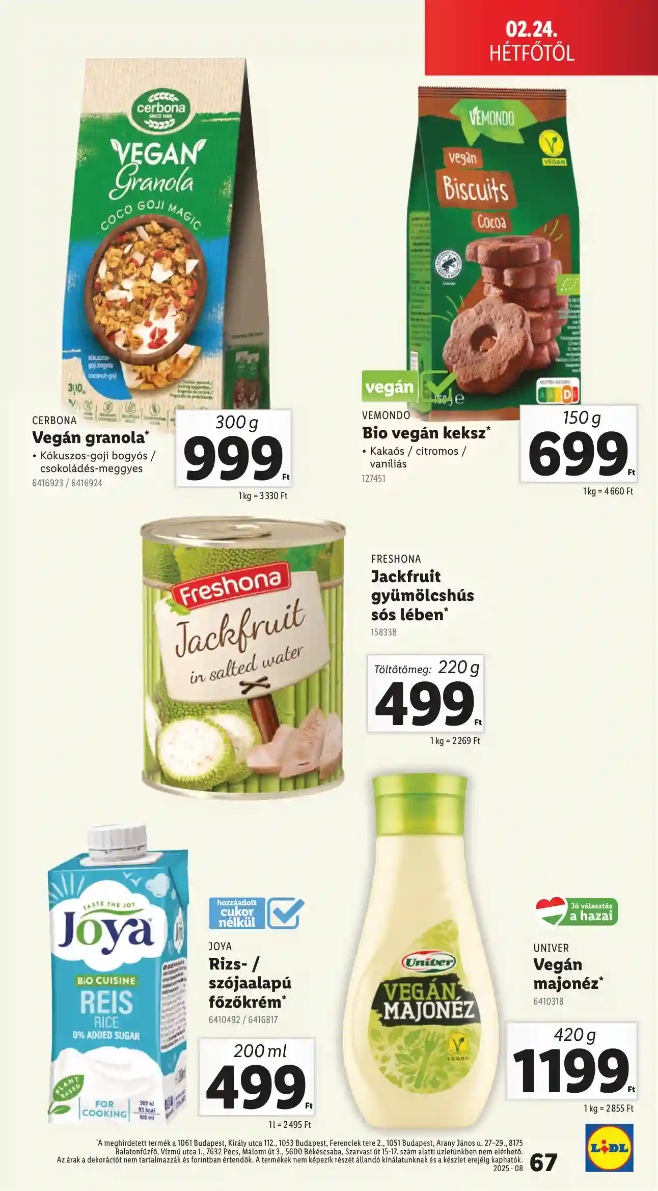 Lidl akciós újság 8. hét (Érvényes 02.20-tól) (64 oldal)