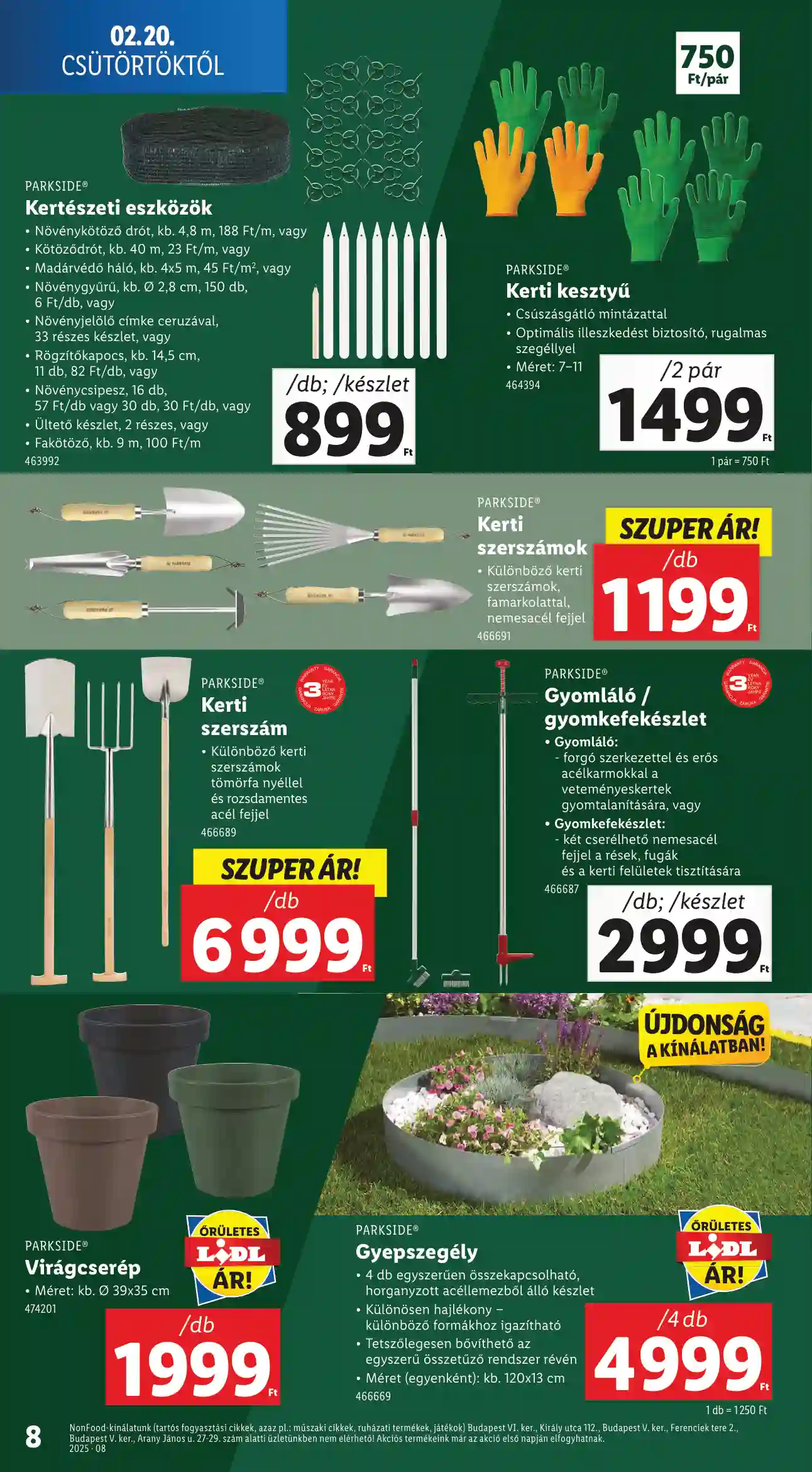Lidl akciós újság 8. hét (Érvényes 02.20-tól) (17 oldal)