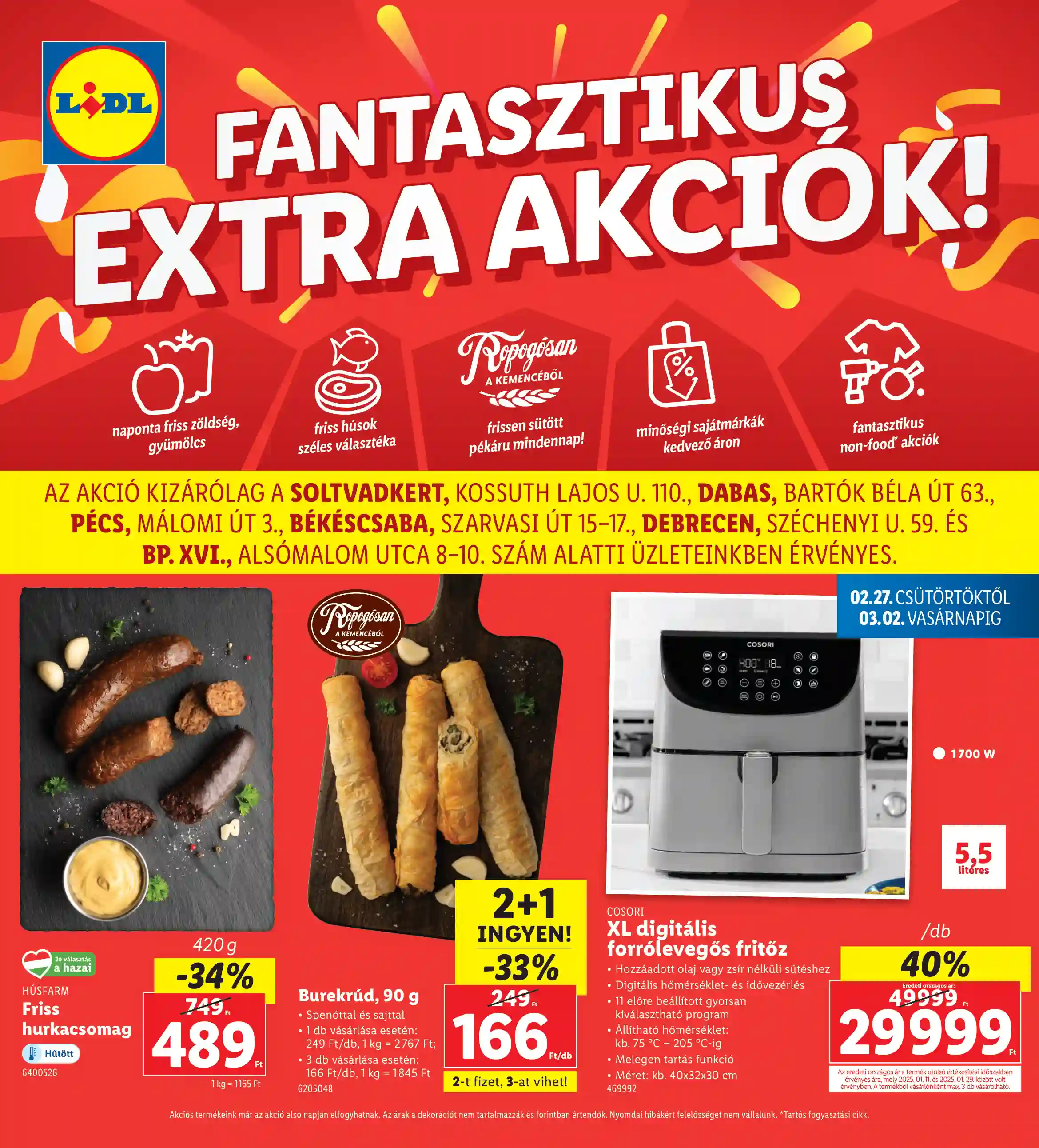 LIDL Regionális akciók 9.hét