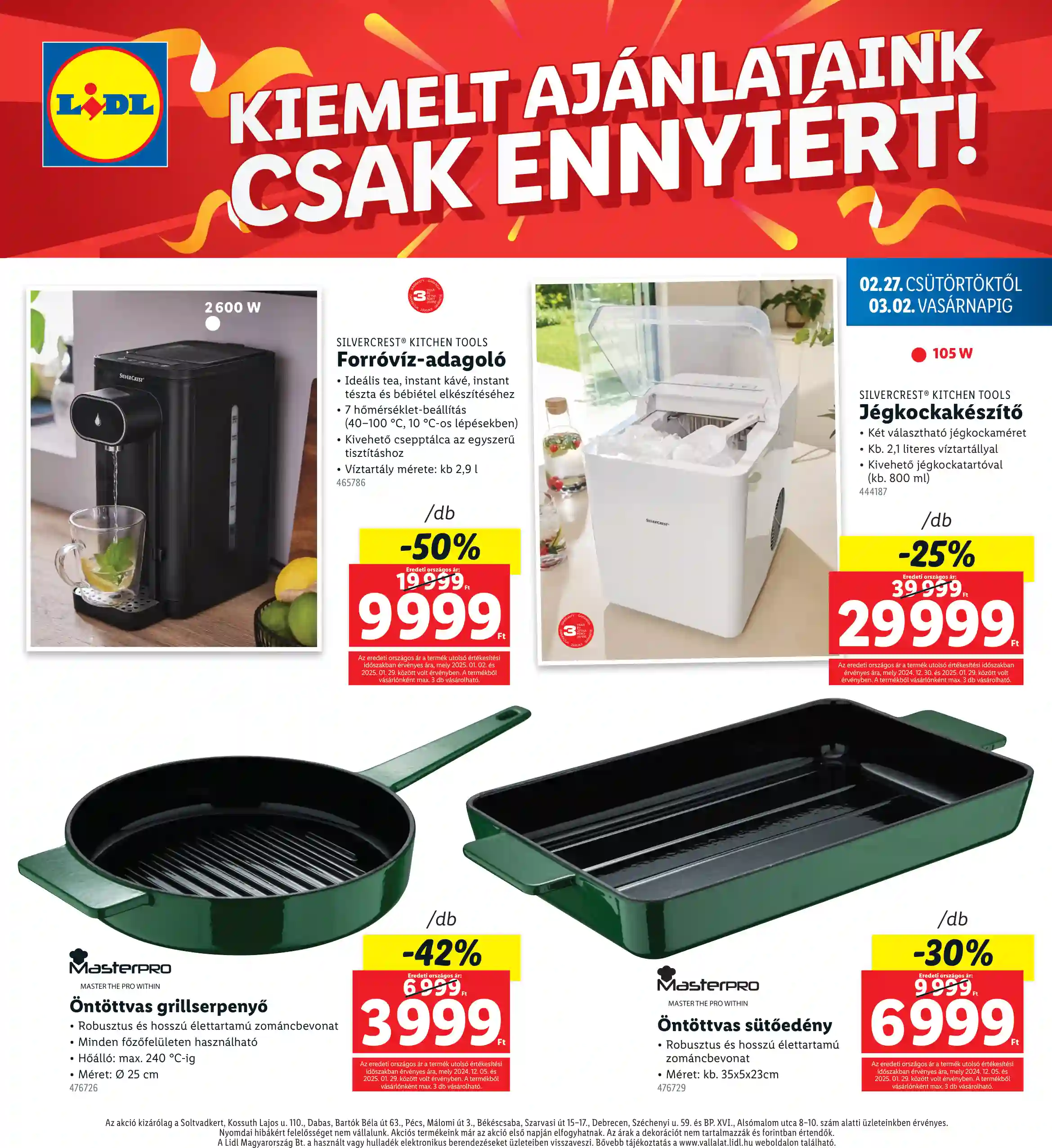 Lidl akciós újság 9. hét (Regionális akciók) (4 oldal)
