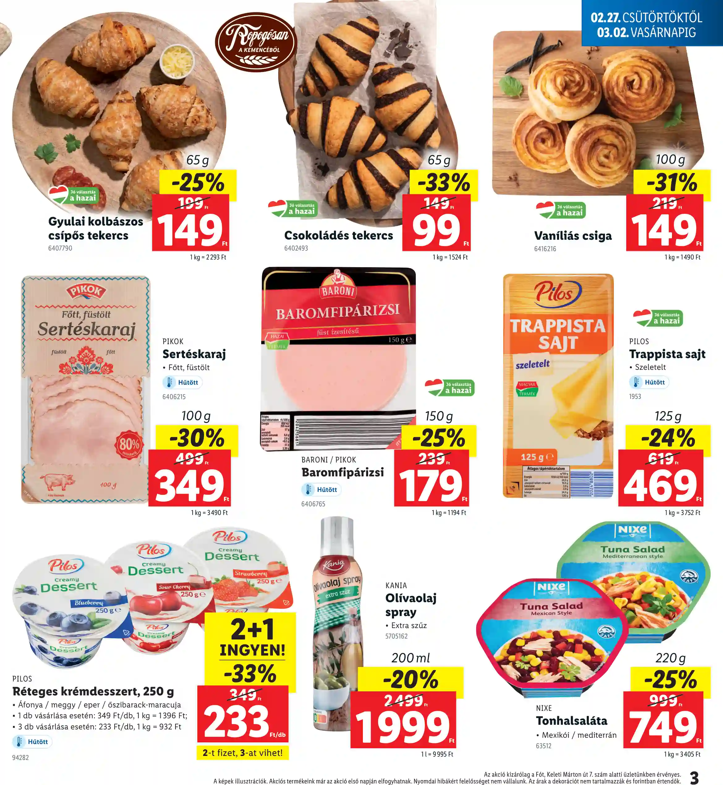 Lidl akciós újság 9. hét (Regionális akciók – Fót) (3 oldal)