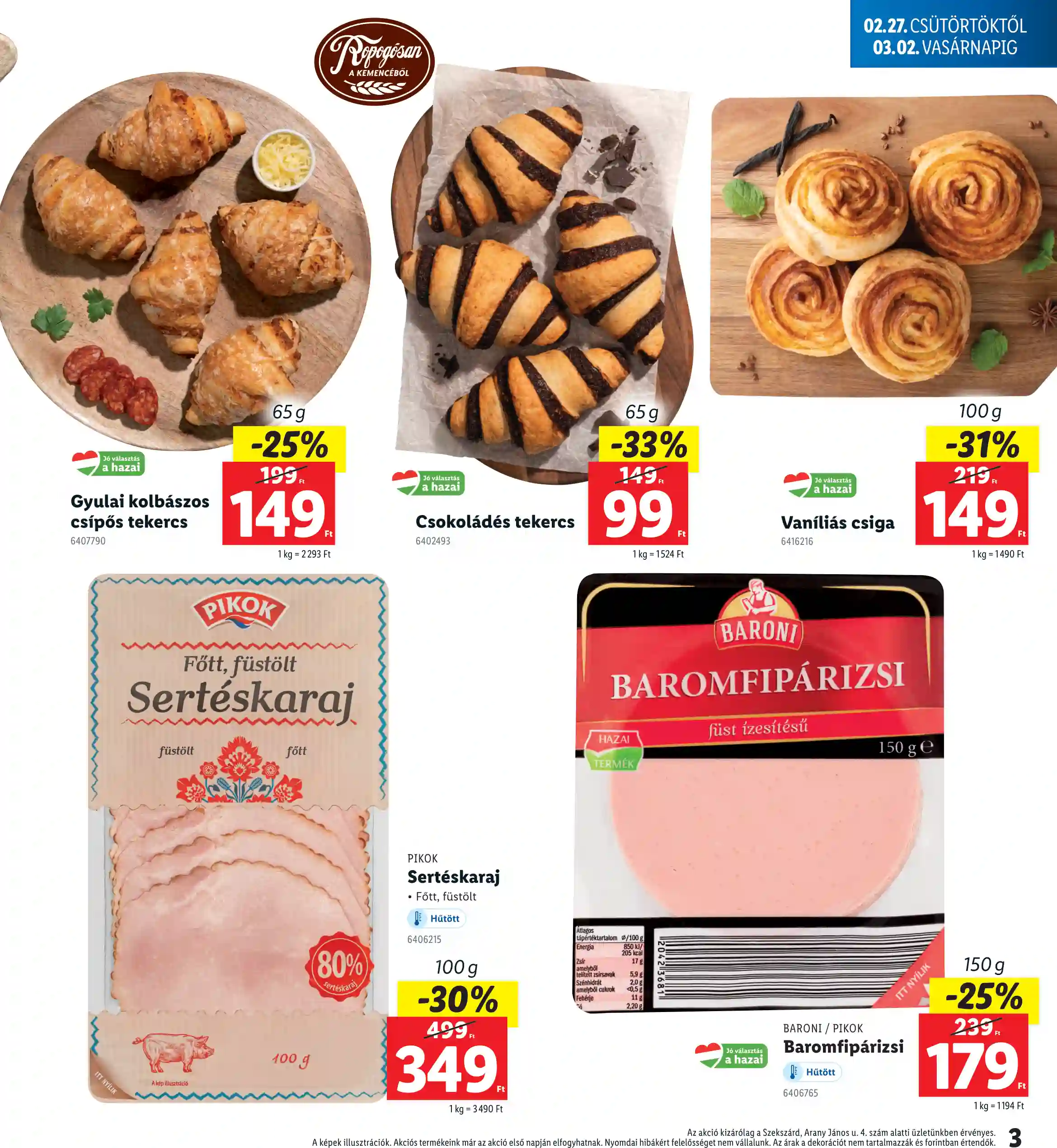 Lidl akciós újság 9. hét (Regionális akciók – Szekszárd) (3 oldal)