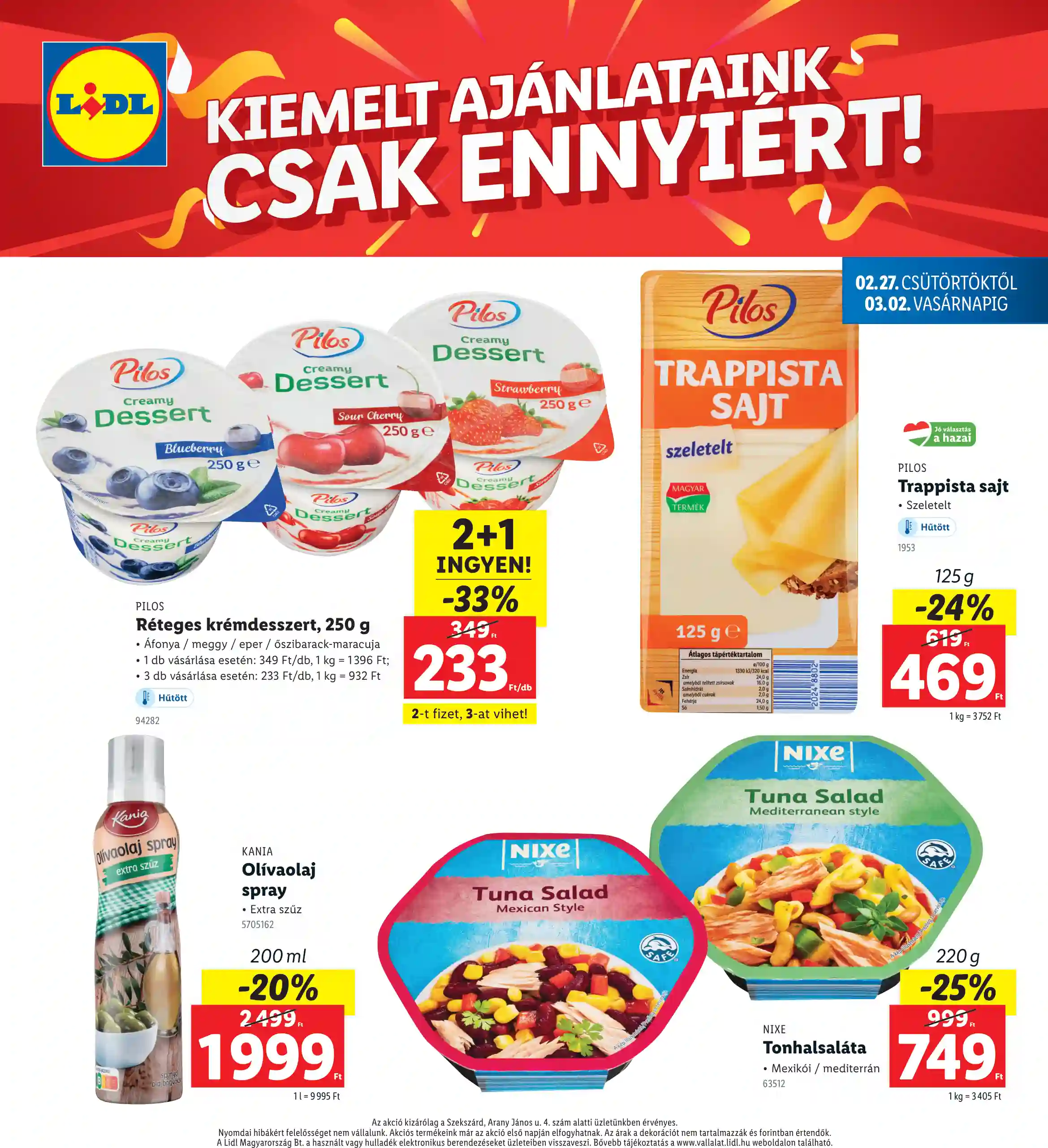 Lidl akciós újság 9. hét (Regionális akciók – Szekszárd) (4 oldal)