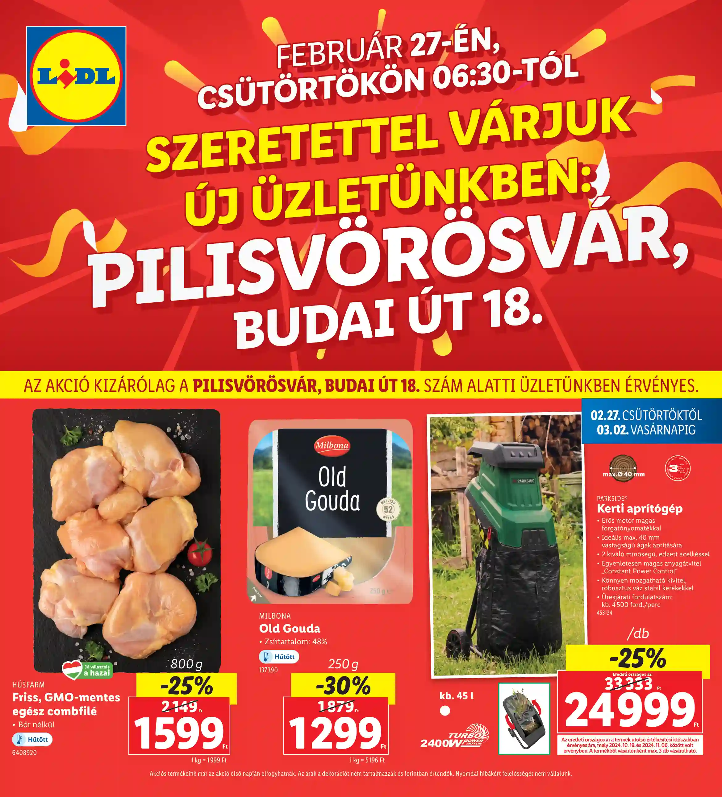 LIDL Nyitasi akciók – Pilisvörösvár 9.hét