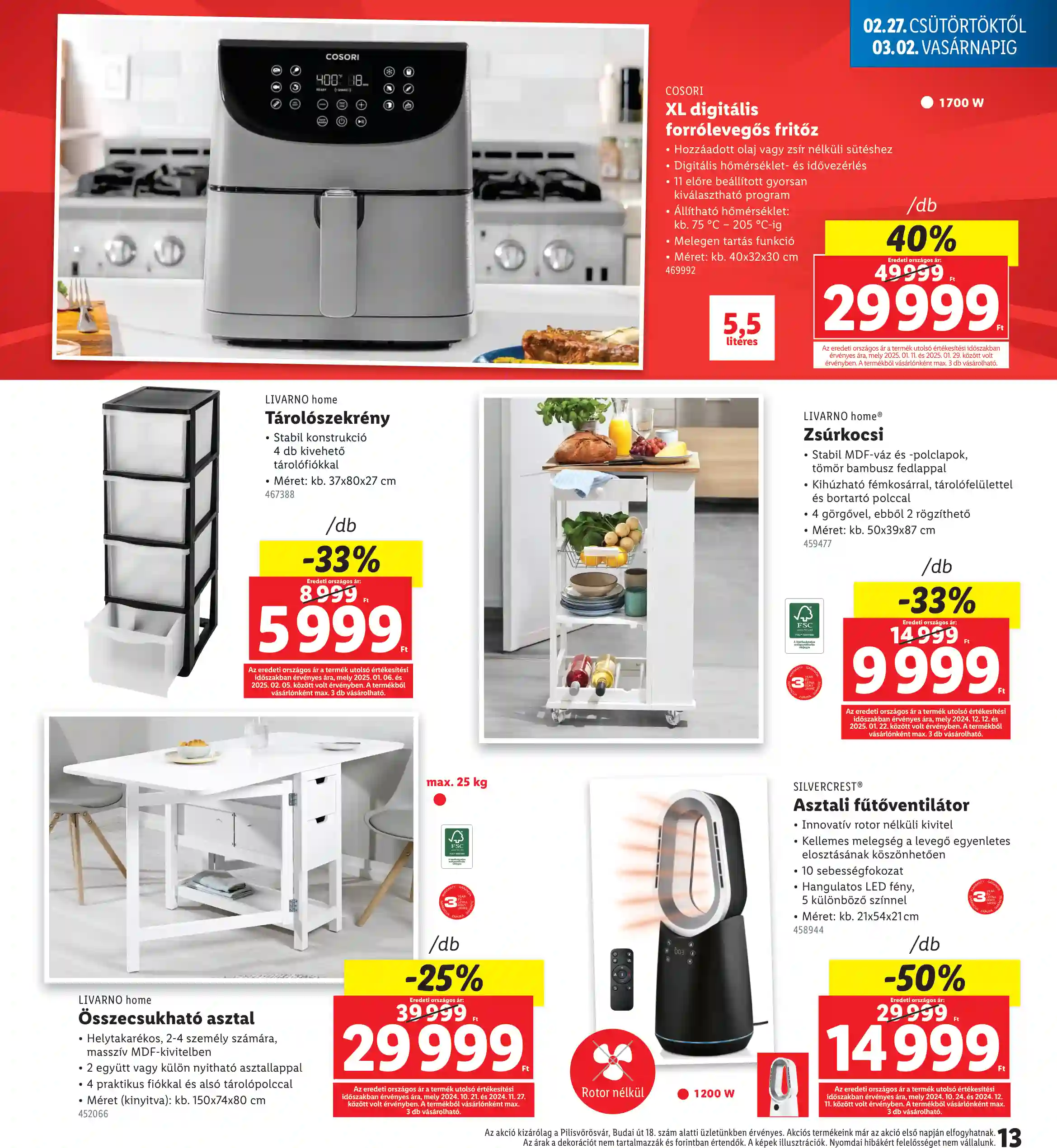 Lidl akciós újság 9. hét (Nyitasi akciók – Pilisvörösvár) (5 oldal)