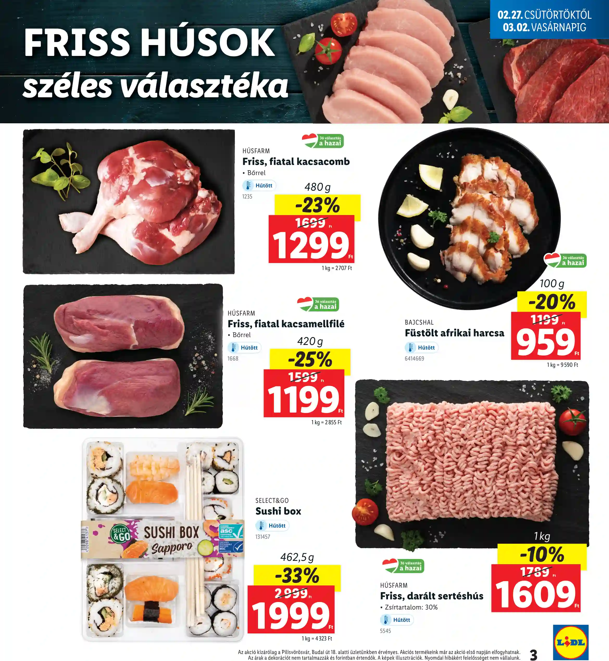 Lidl akciós újság 9. hét (Nyitasi akciók – Pilisvörösvár) (9 oldal)