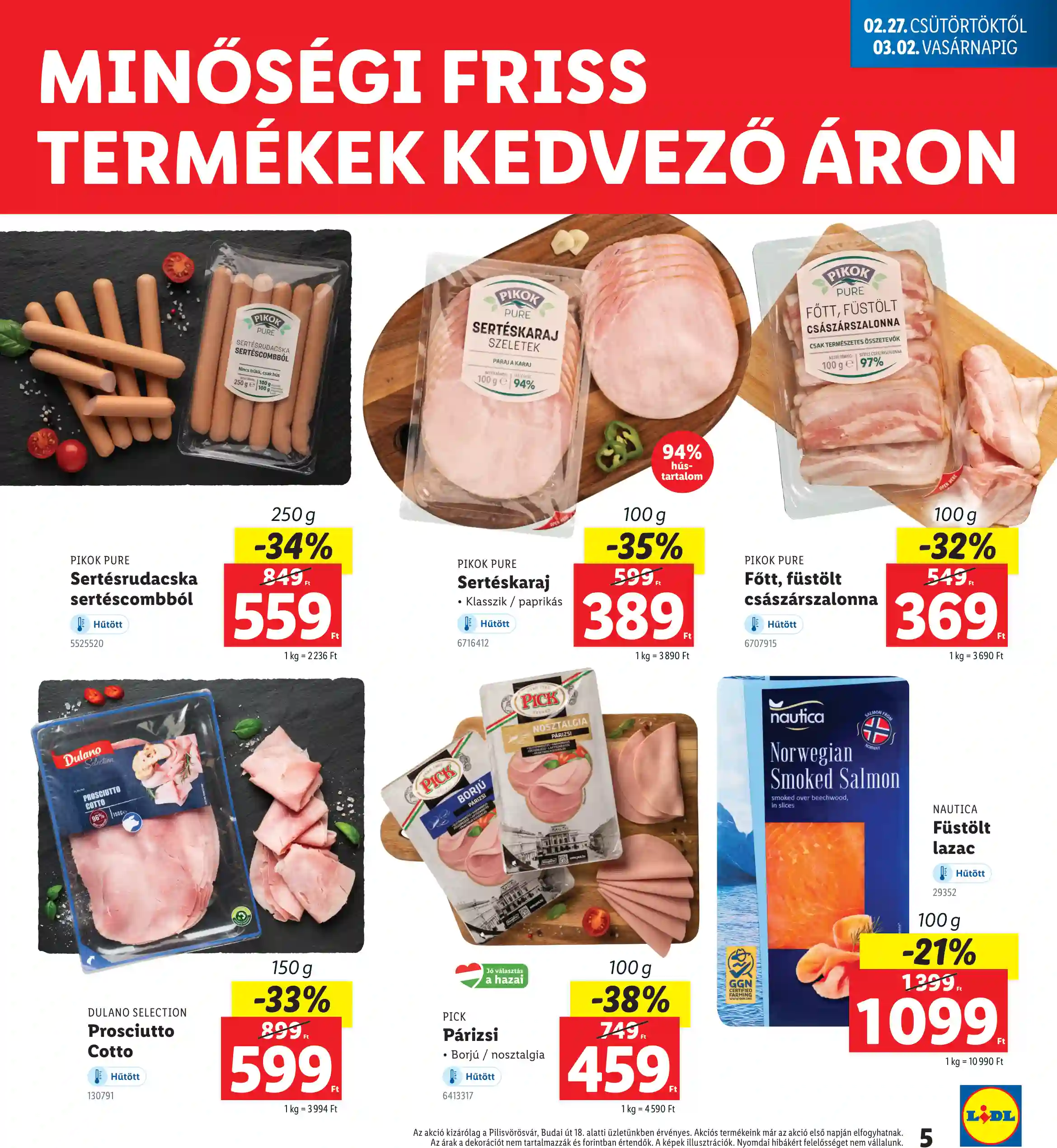 Lidl akciós újság 9. hét (Nyitasi akciók – Pilisvörösvár) (11 oldal)