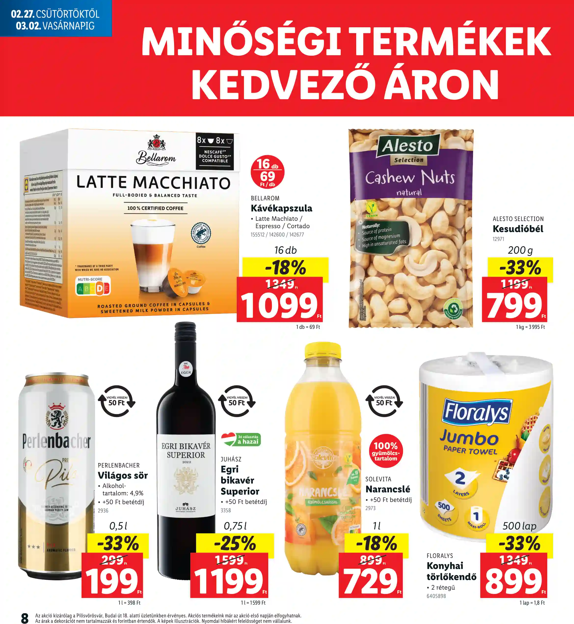 Lidl akciós újság 9. hét (Nyitasi akciók – Pilisvörösvár) (14 oldal)